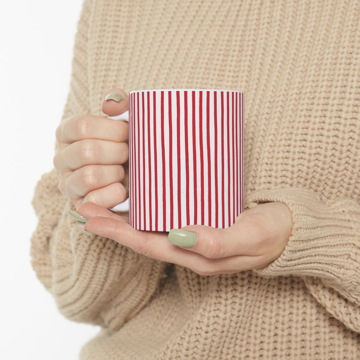Candy Stripe White / Red Cup