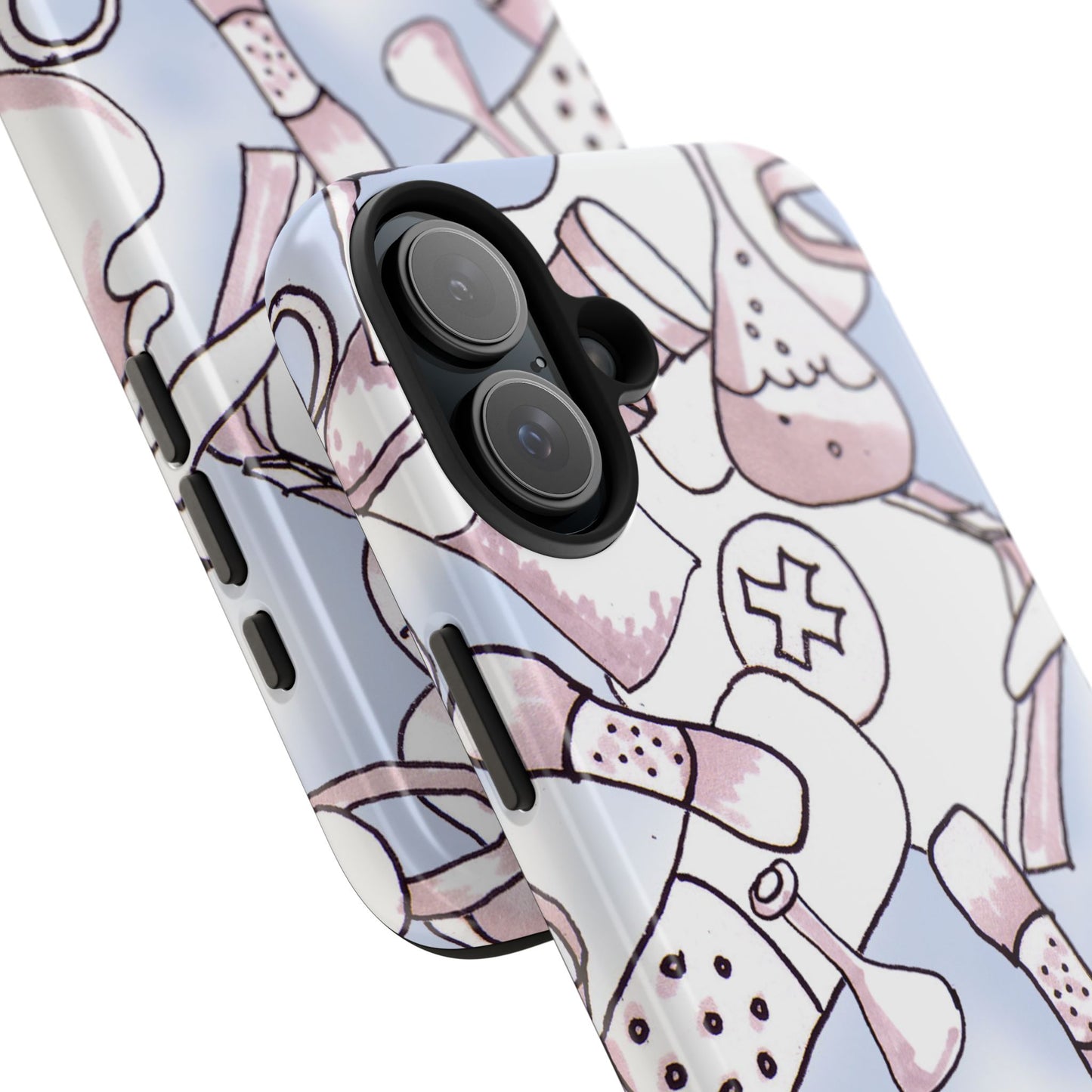 Med Stuff Blue Phone Case