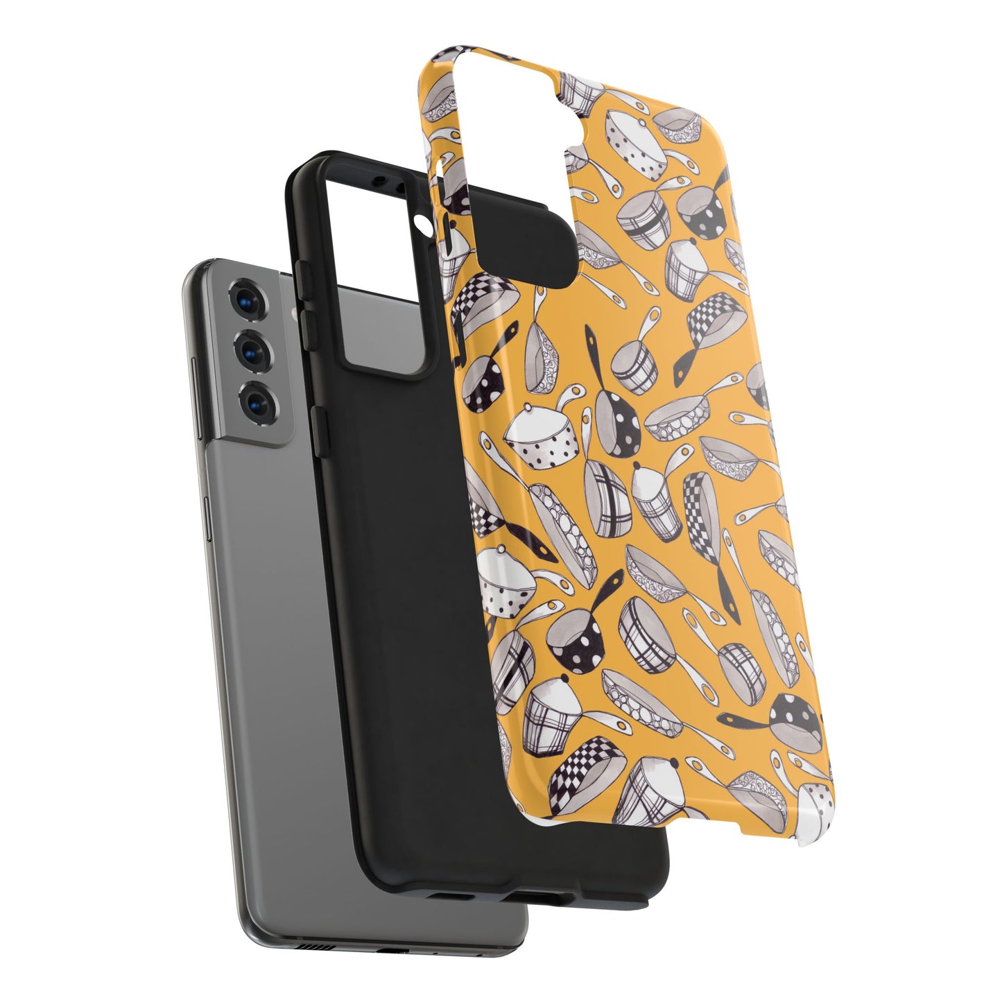Pots & Pans Flyin' Yellow Phone Case