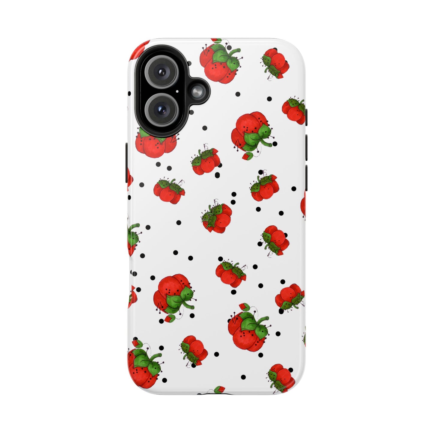 Pin Dots White Phone Case