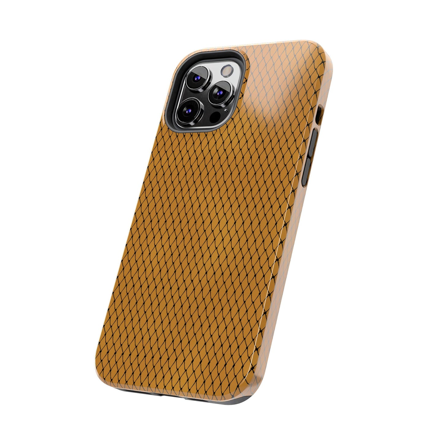 Fishnet Gold Phone Case