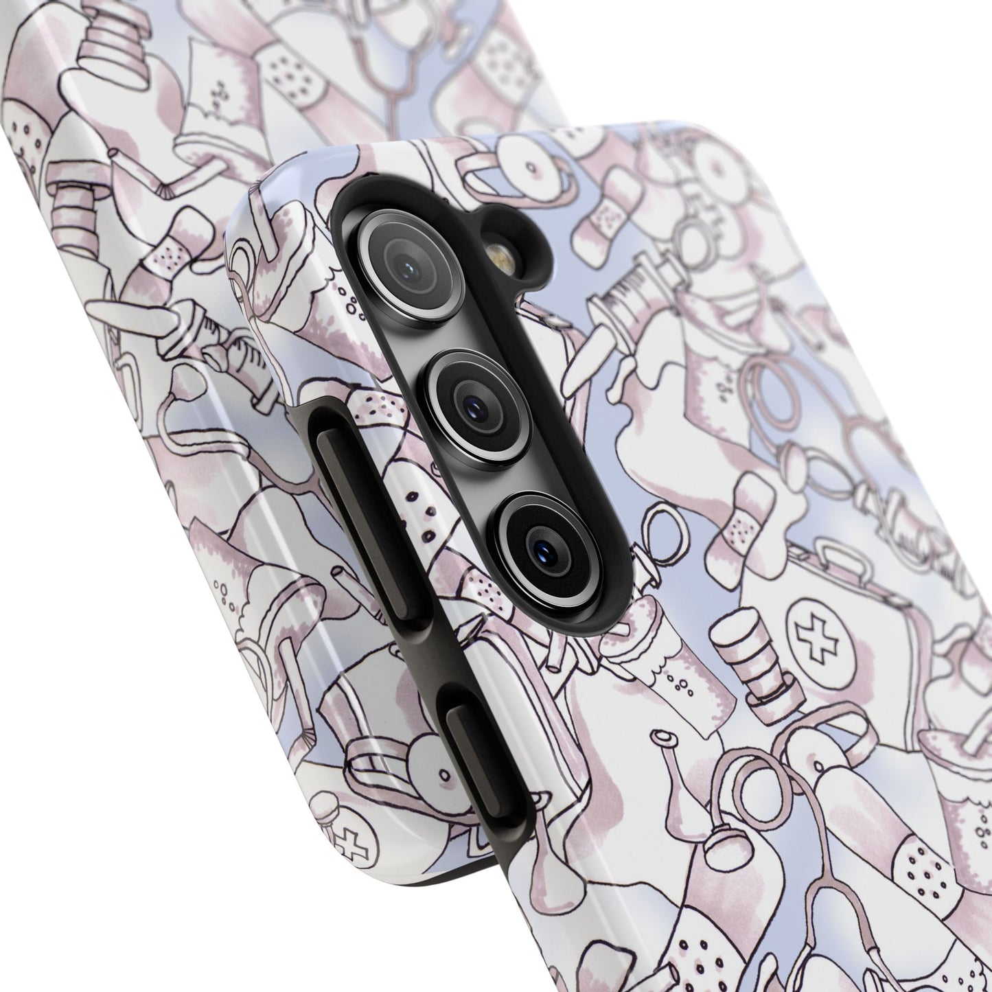 Med Stuff Blue Phone Case