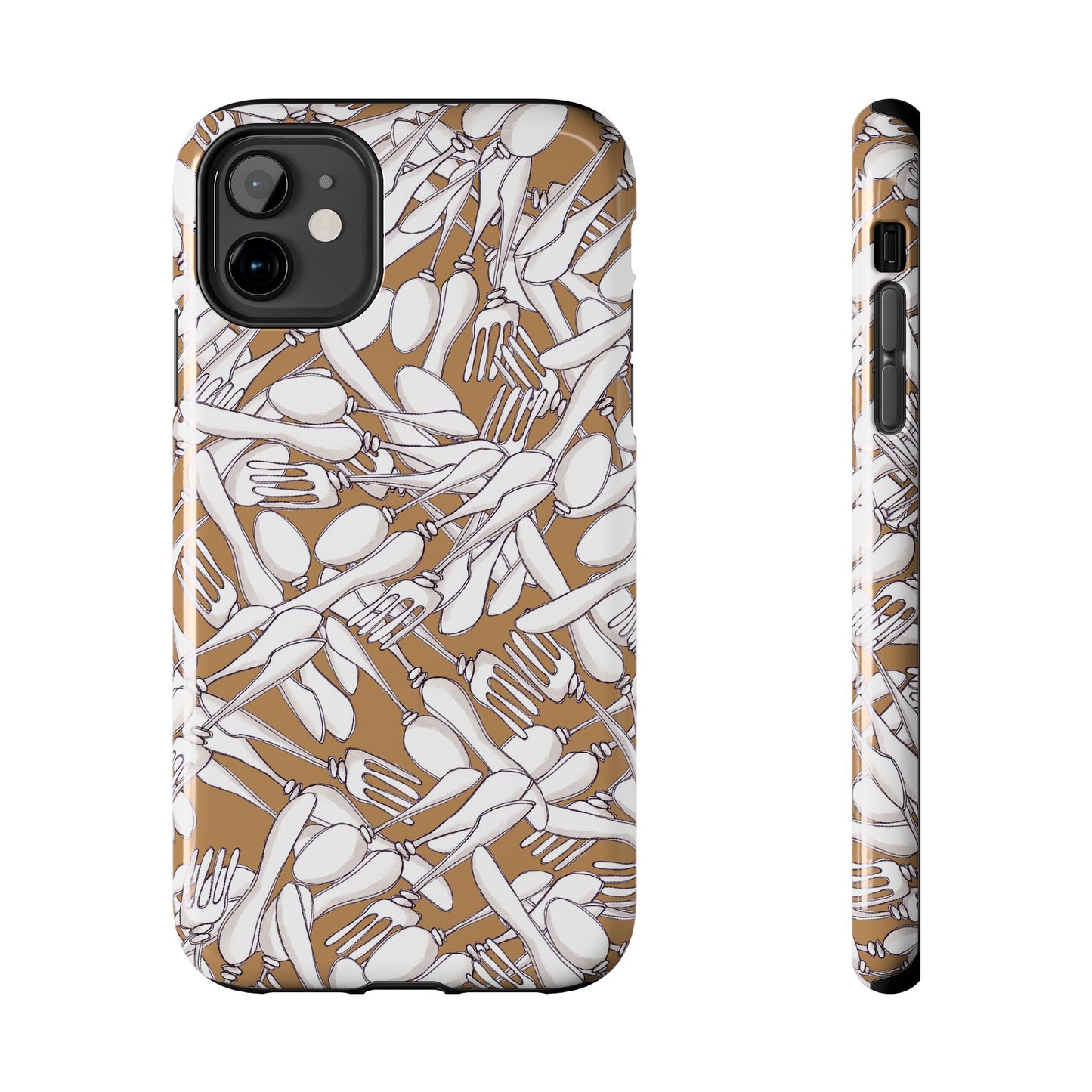 Silverware Wars Brown Phone Case