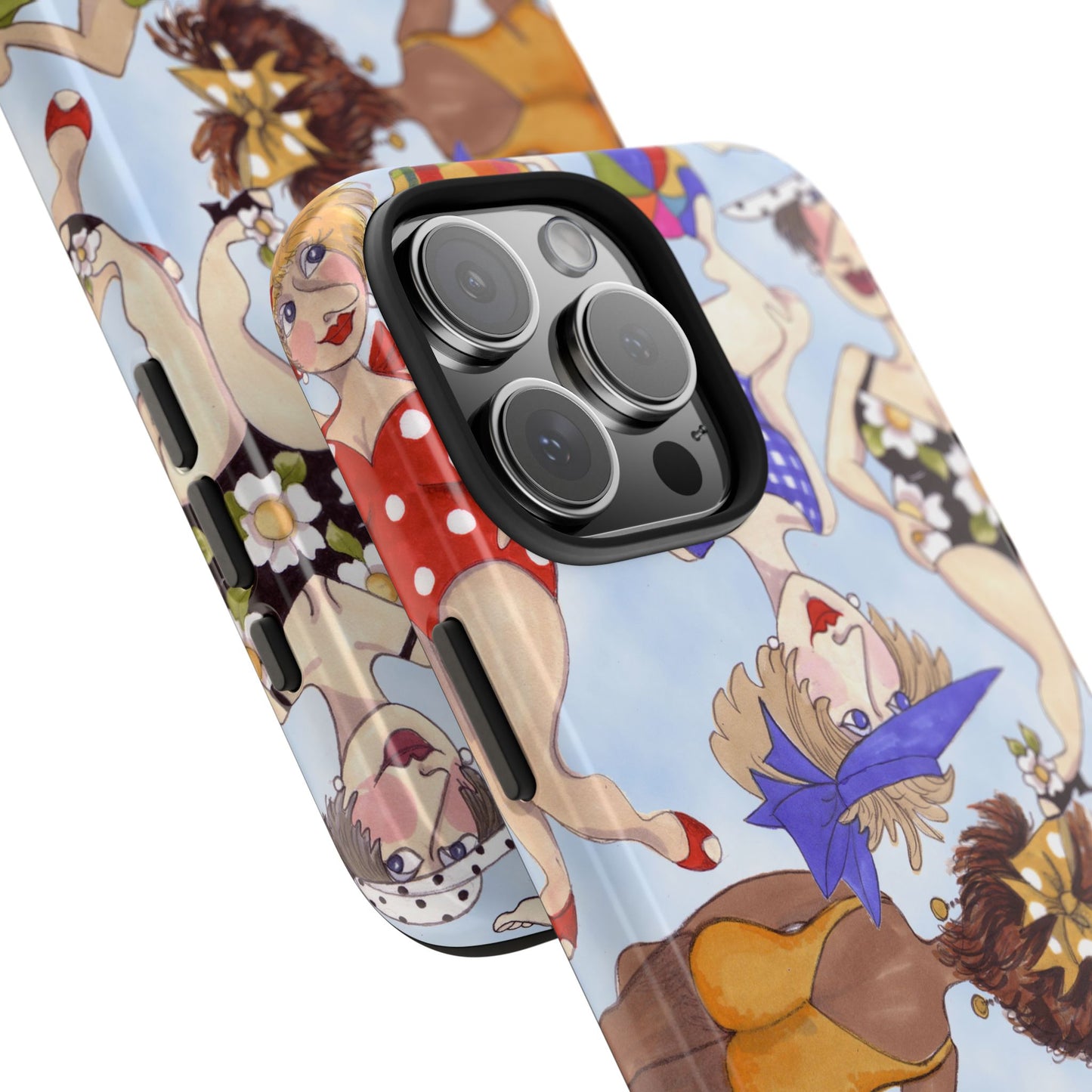 Bathing Beauties Blue Sky Phone Case