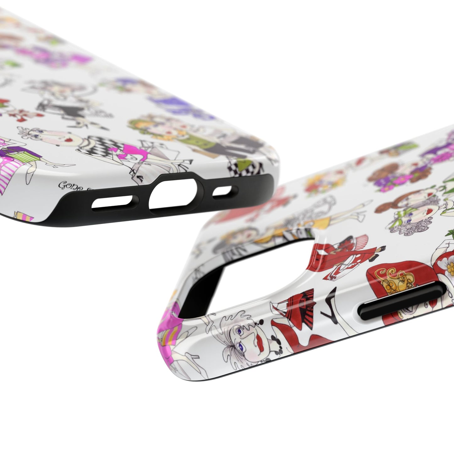 Gone Shopping Tossed White Phone Case