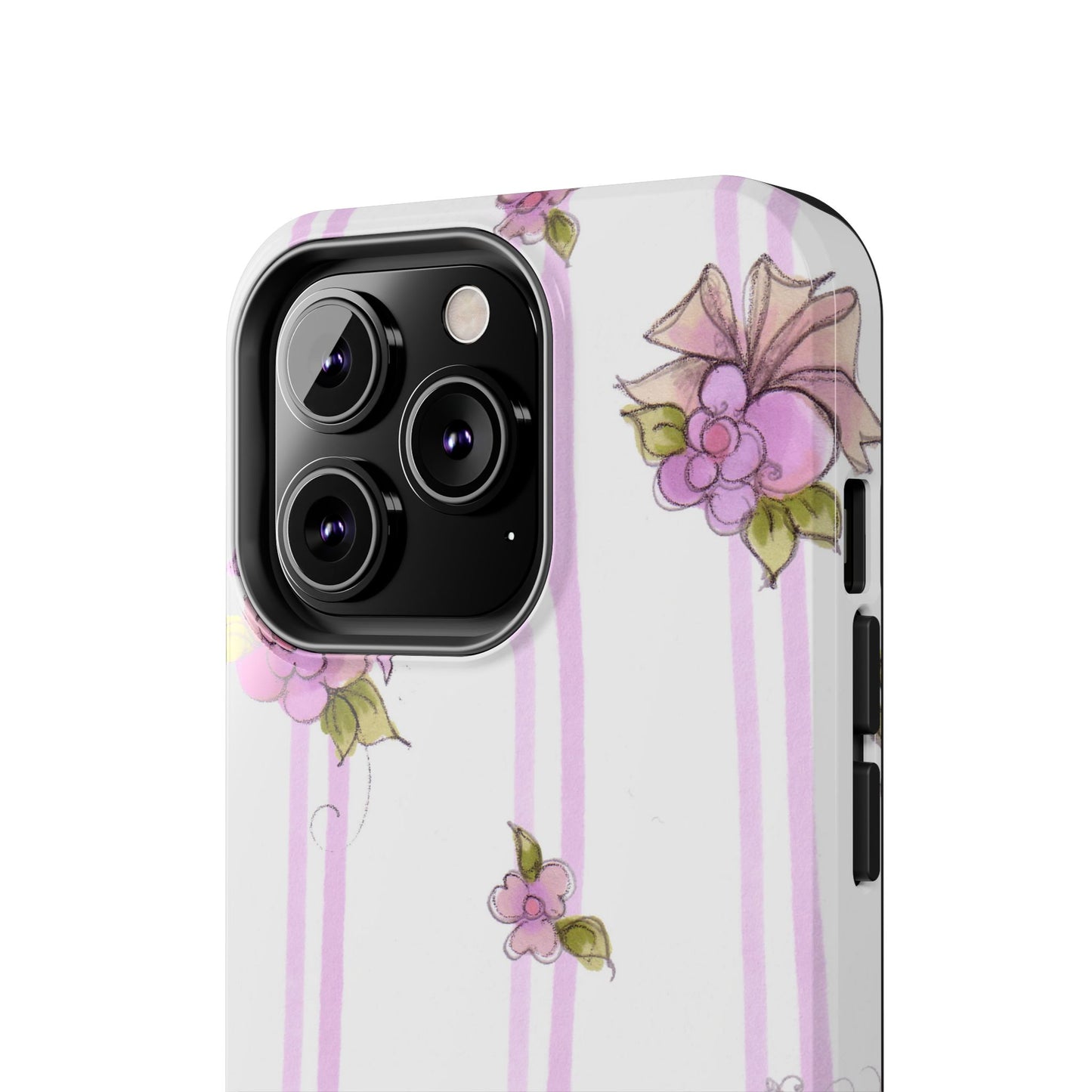 Flower Model Flower Stripe Phone Case
