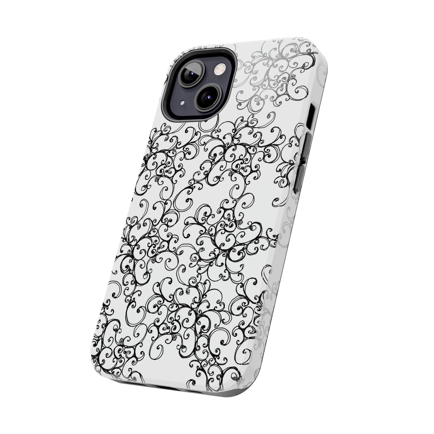 Poodle Scroll Phone Case