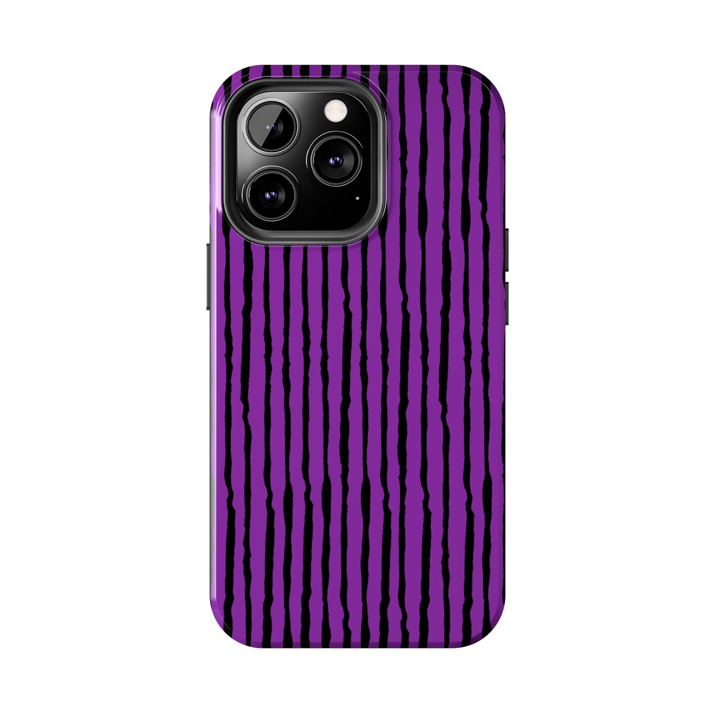 Sorta Stripe Purple / Black Phone Case