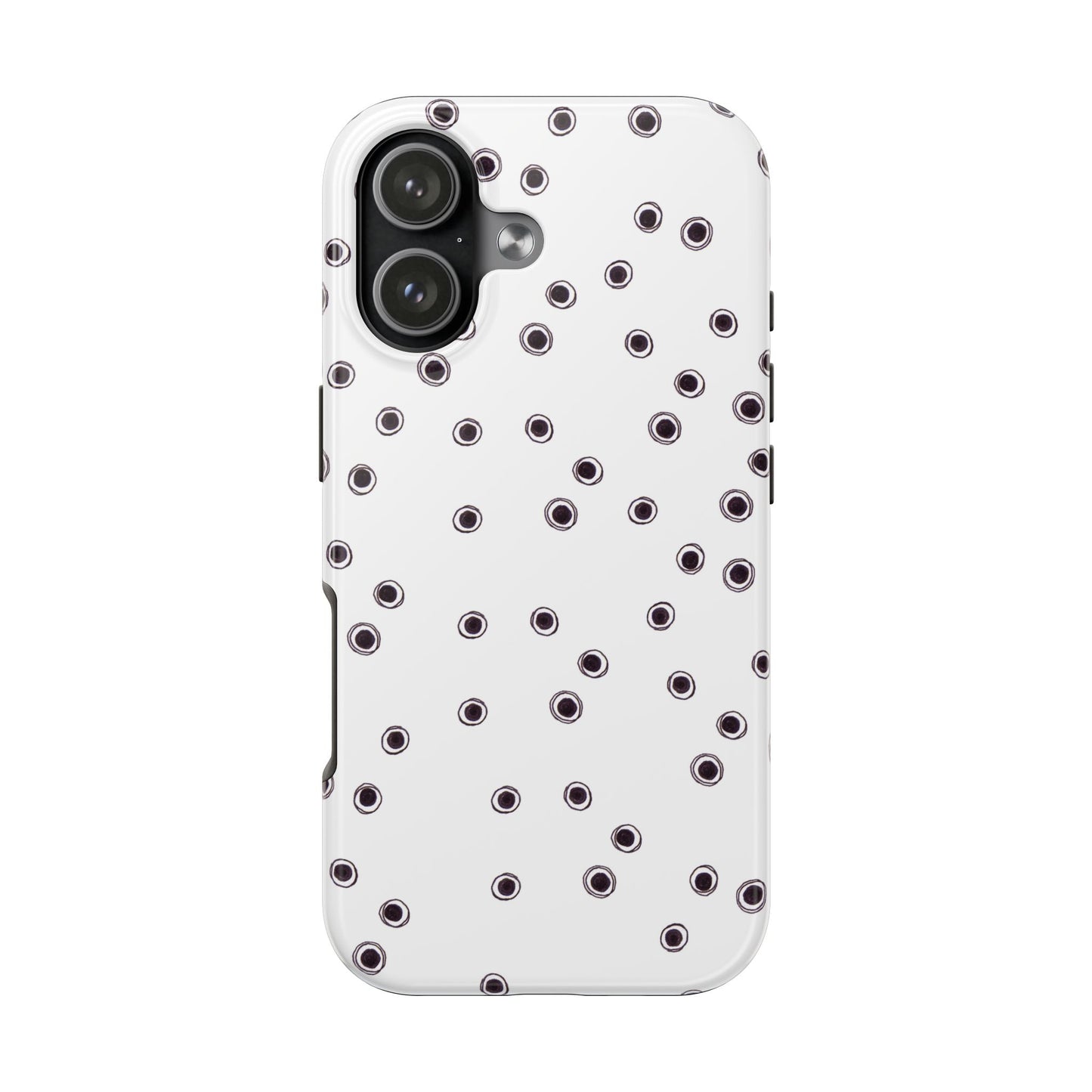 Halo Dots White Phone Case