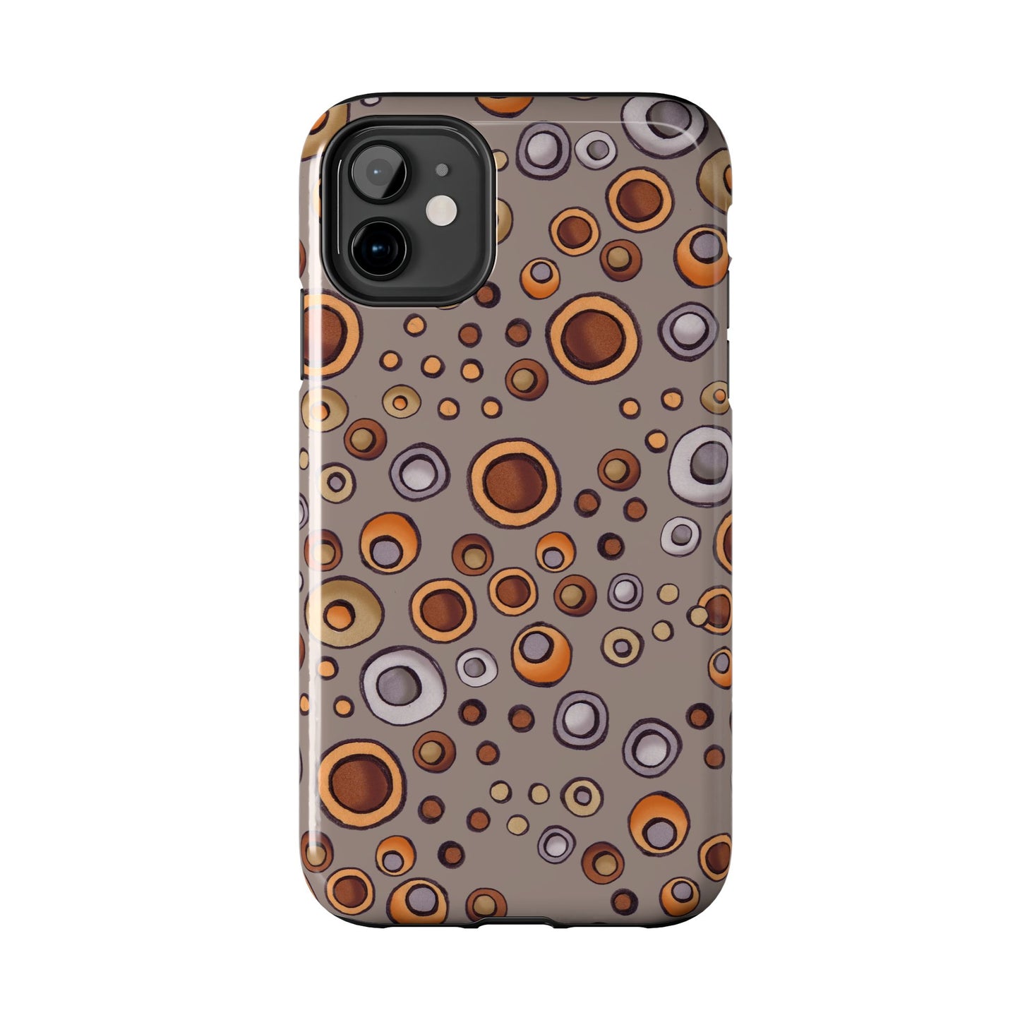 Doggy Dots Gray Phone Case
