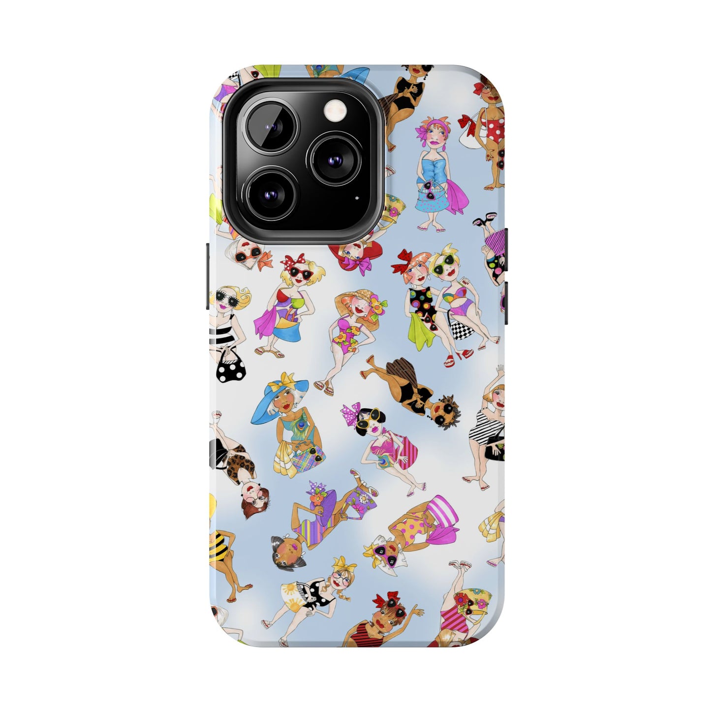 Tossed Beauties Blue Sky Phone Case
