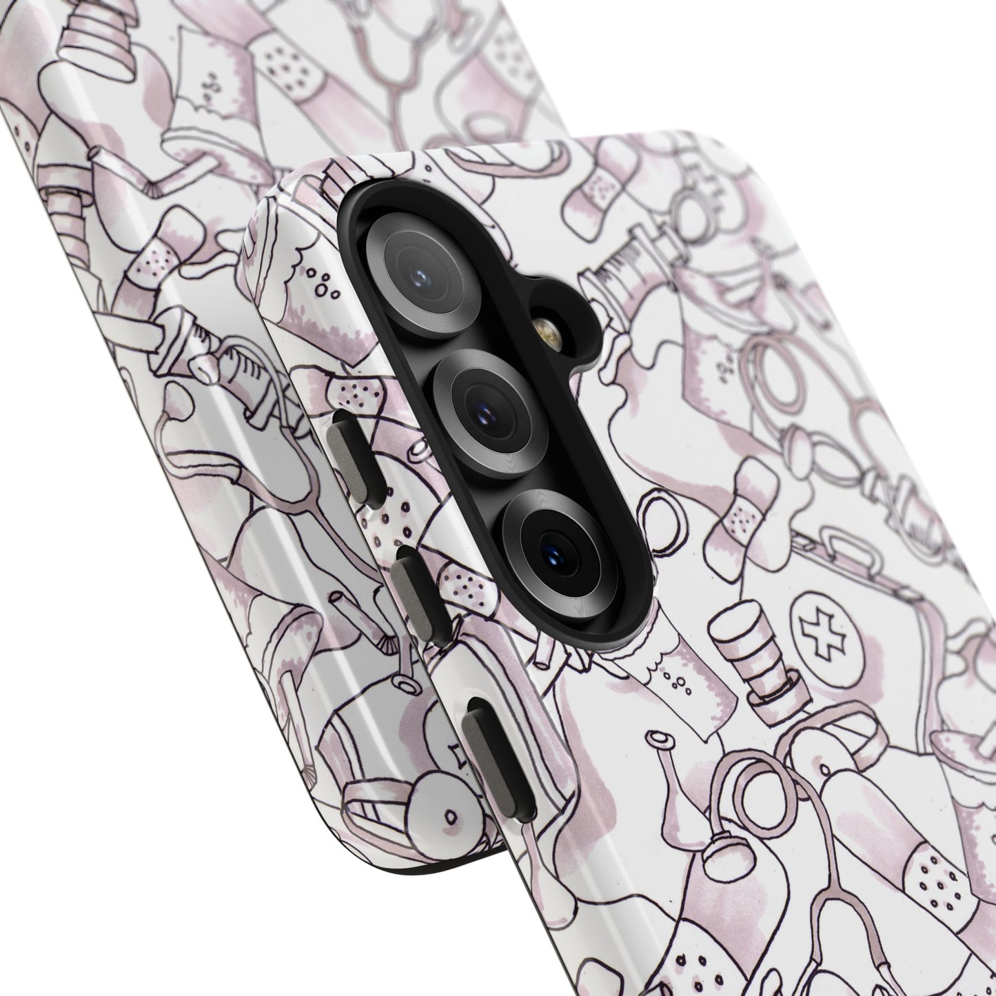 Med Stuff White Phone Case