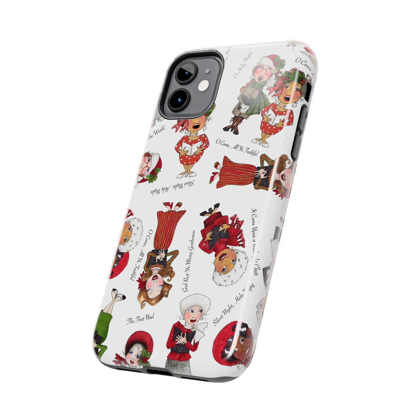 Tossed Carolers Phone Case