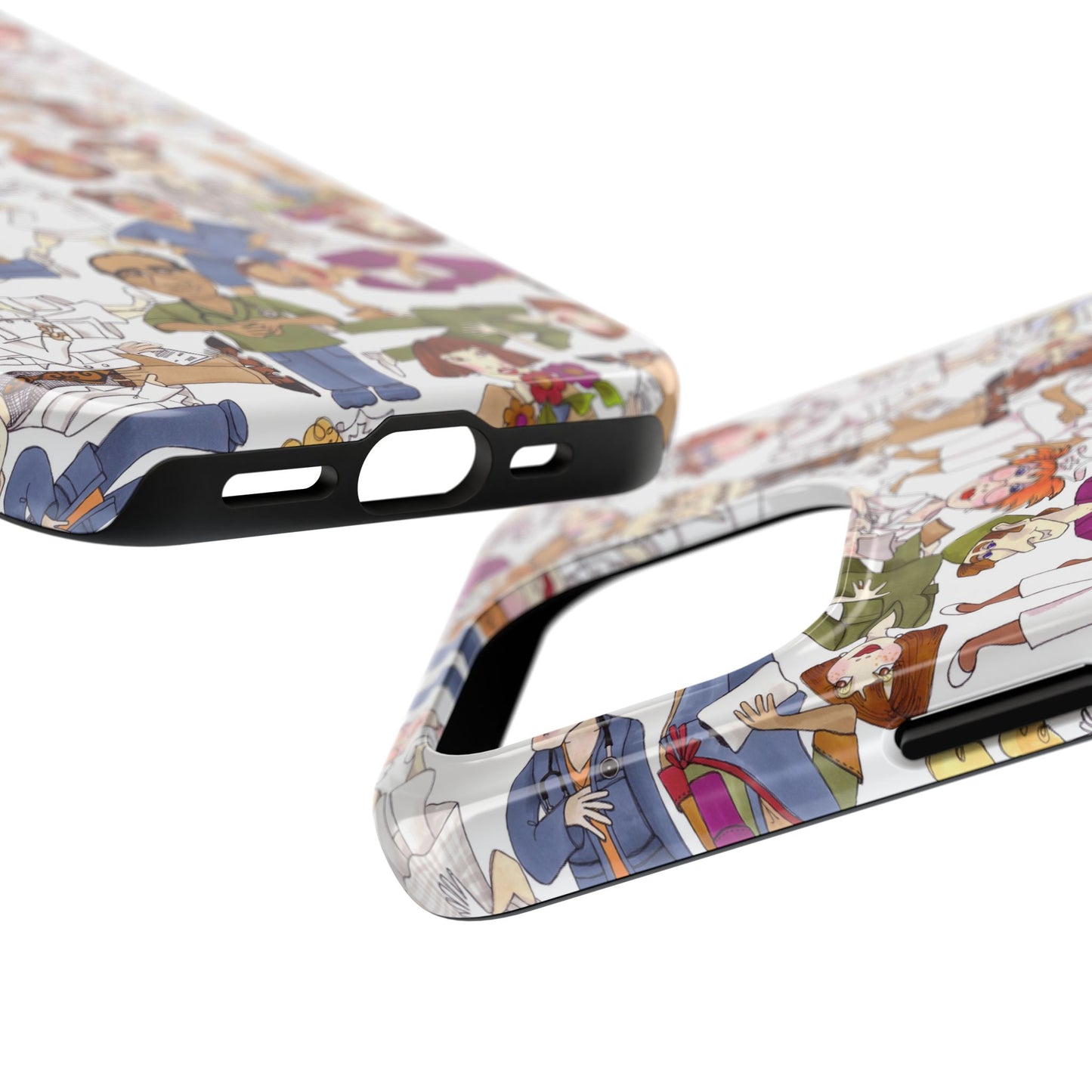 Diverse Nurse White Phone Case