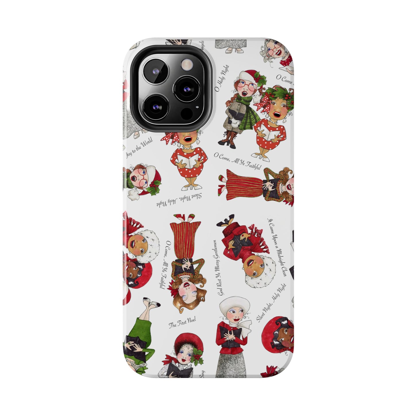 Tossed Carolers Phone Case