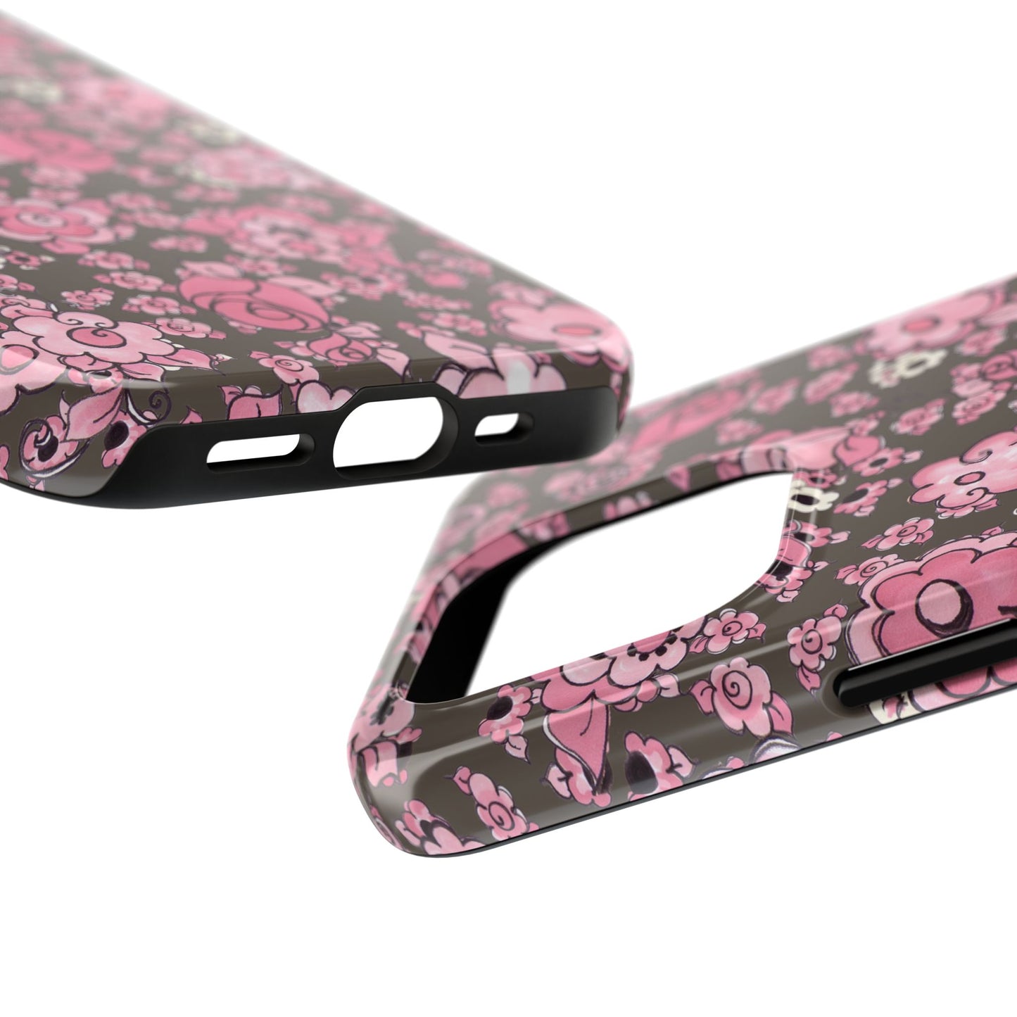 Profuse Posies Mocha Phone Case