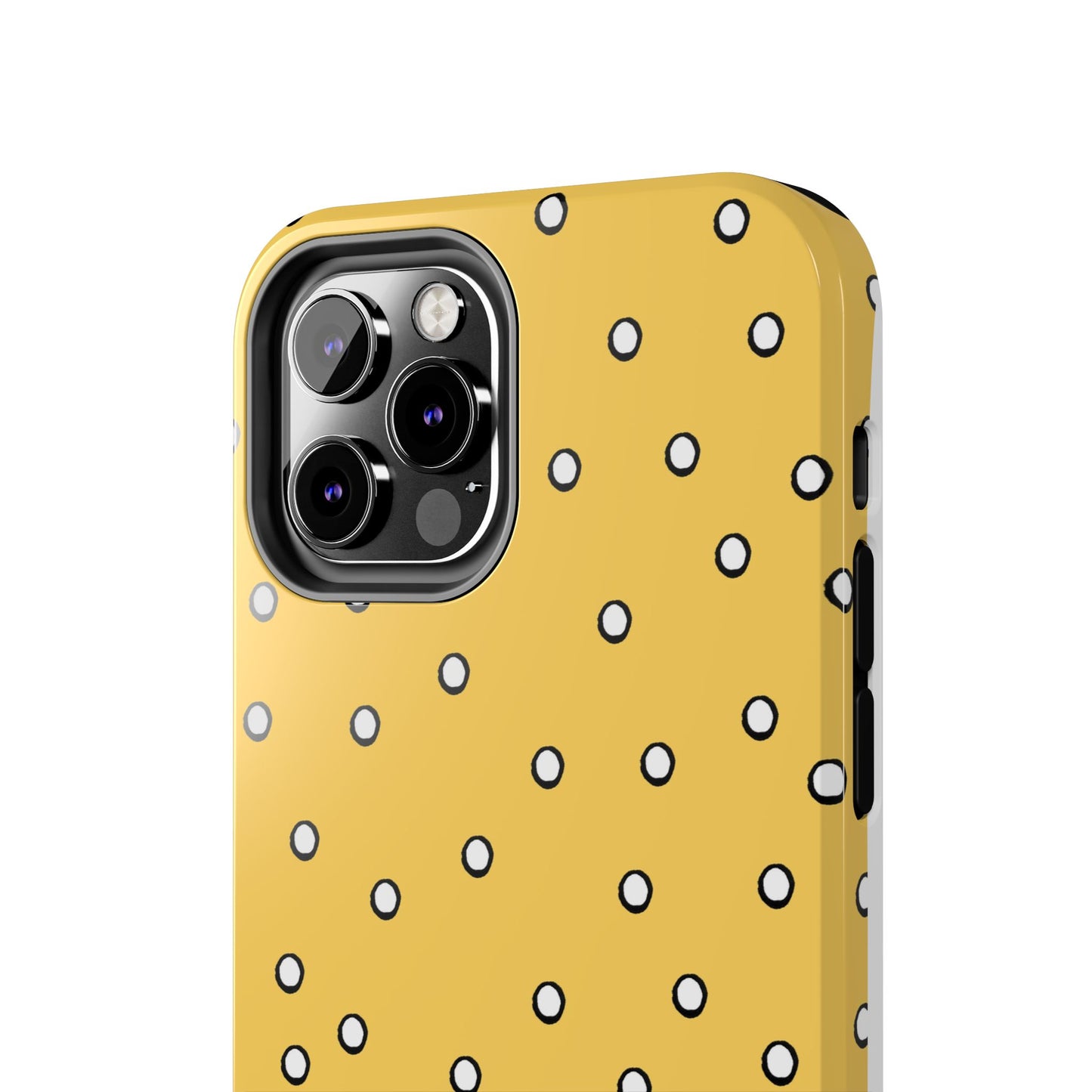 Dots Yellow / White / Black Phone Case