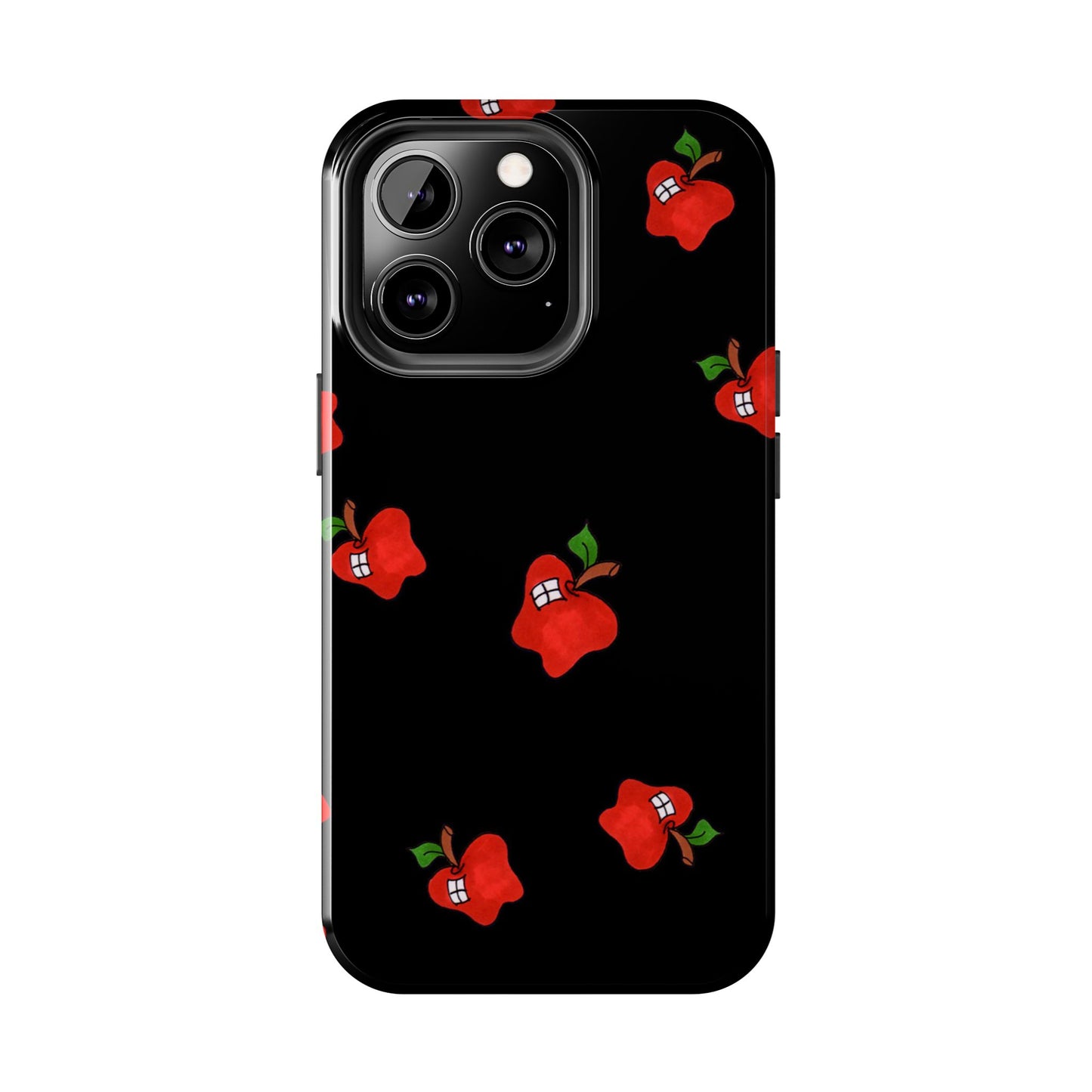 Flying Apples Black Phone Case