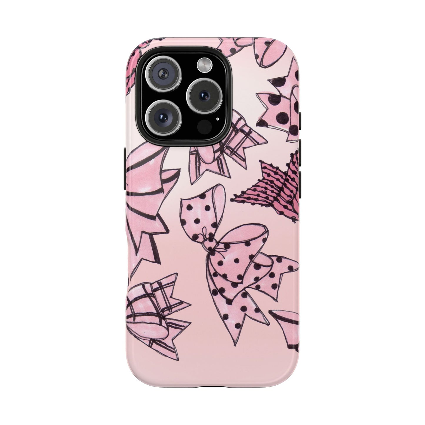 Cat Bows Pink Phone Case