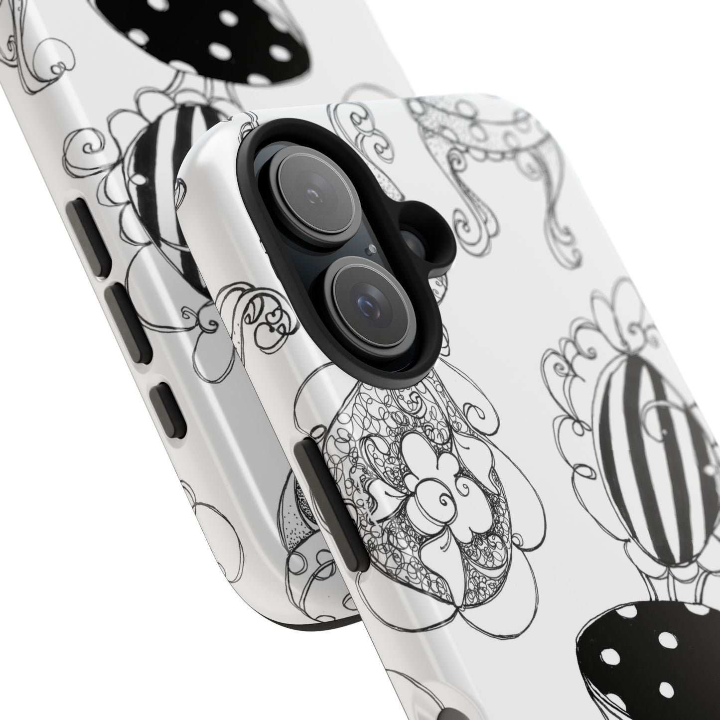 Bistro Chairs White Phone Case