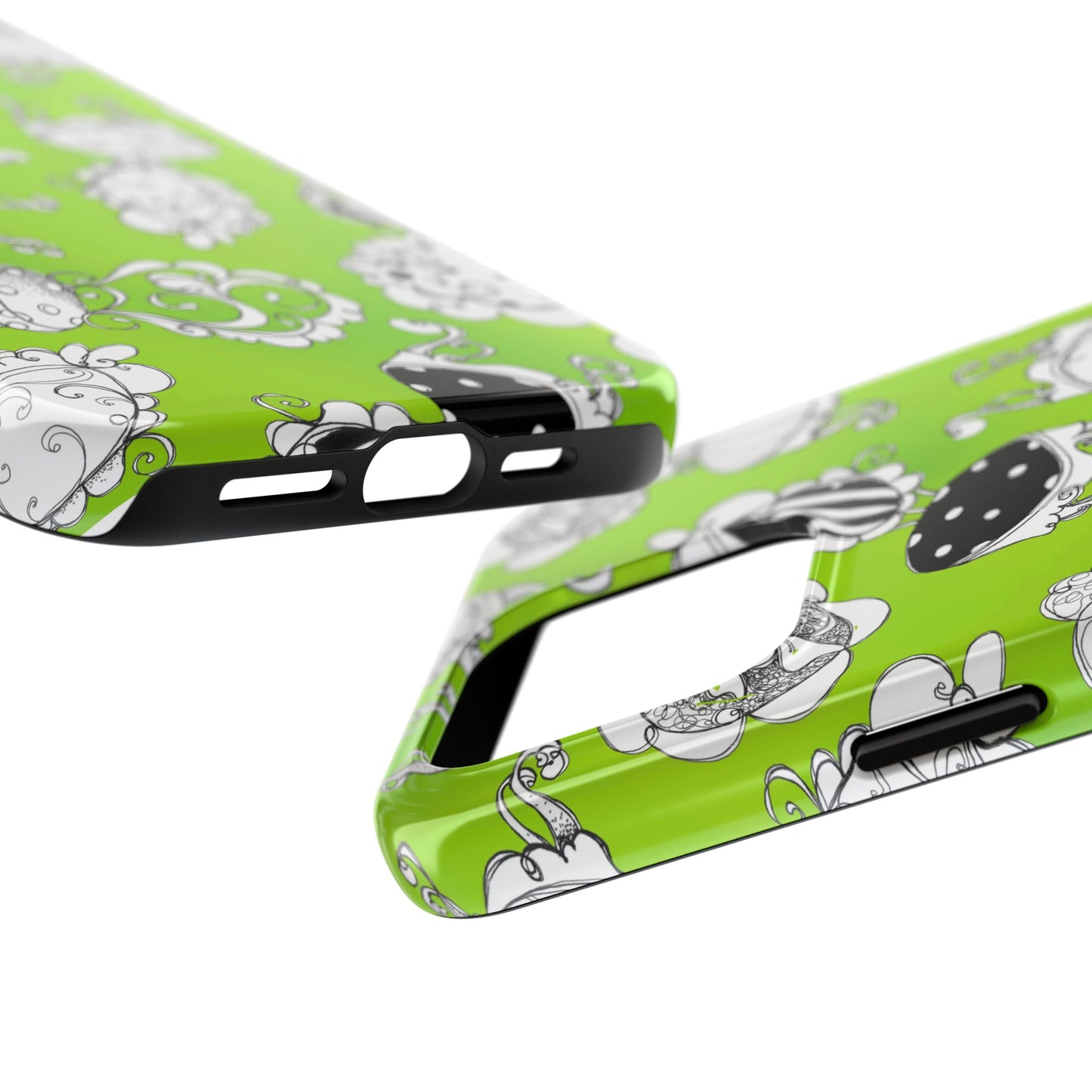Bistro Chairs Lime Phone Case