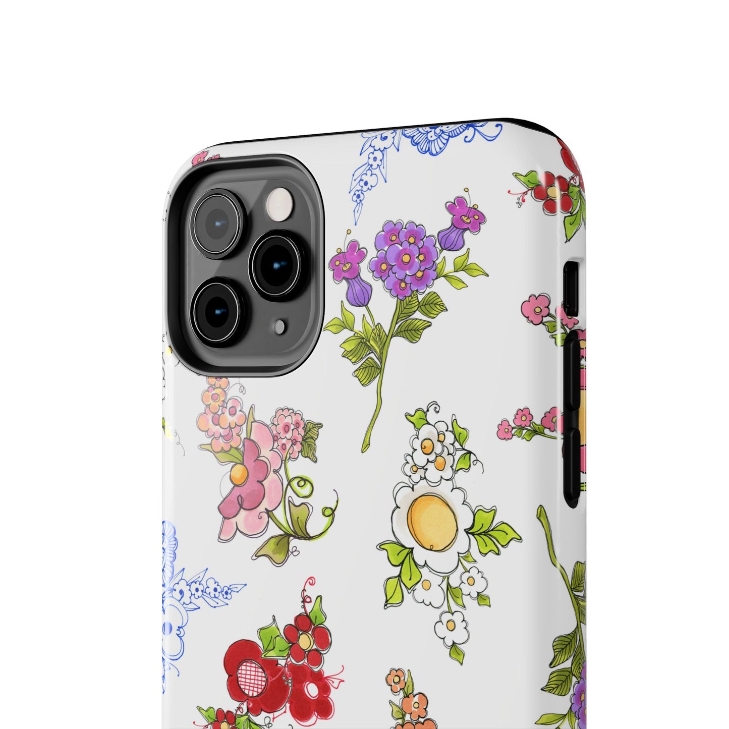 Mixed Bouquets White Phone Case