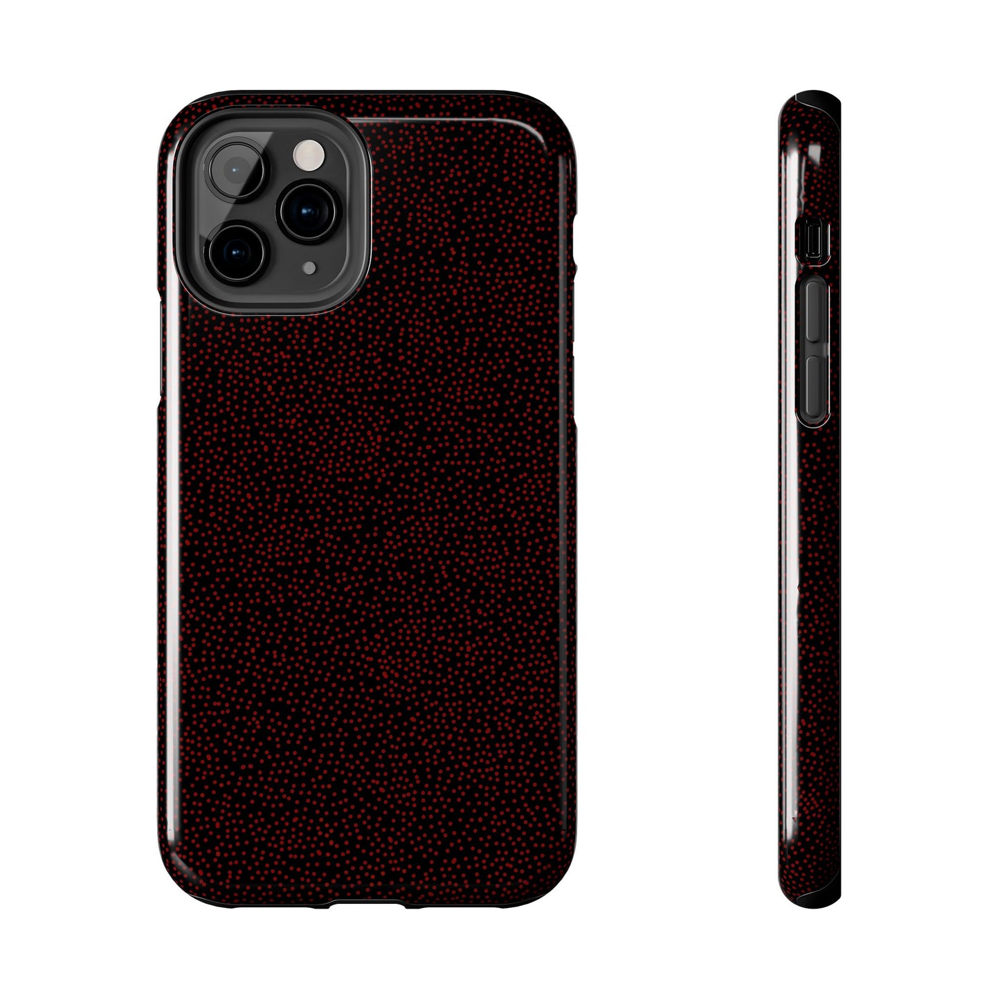 Mini Dot Black / Red Phone Case