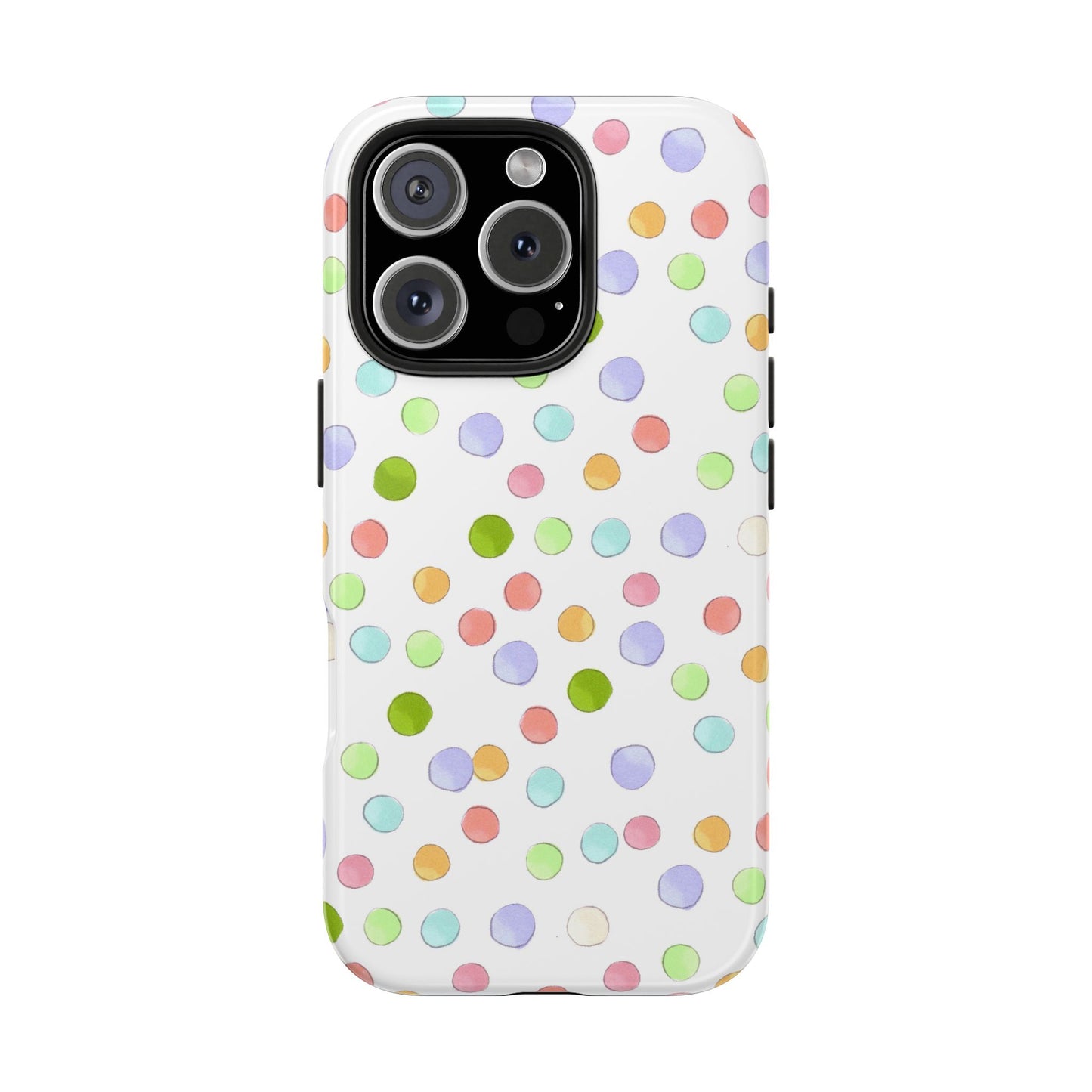 Happy Dots White Phone Case