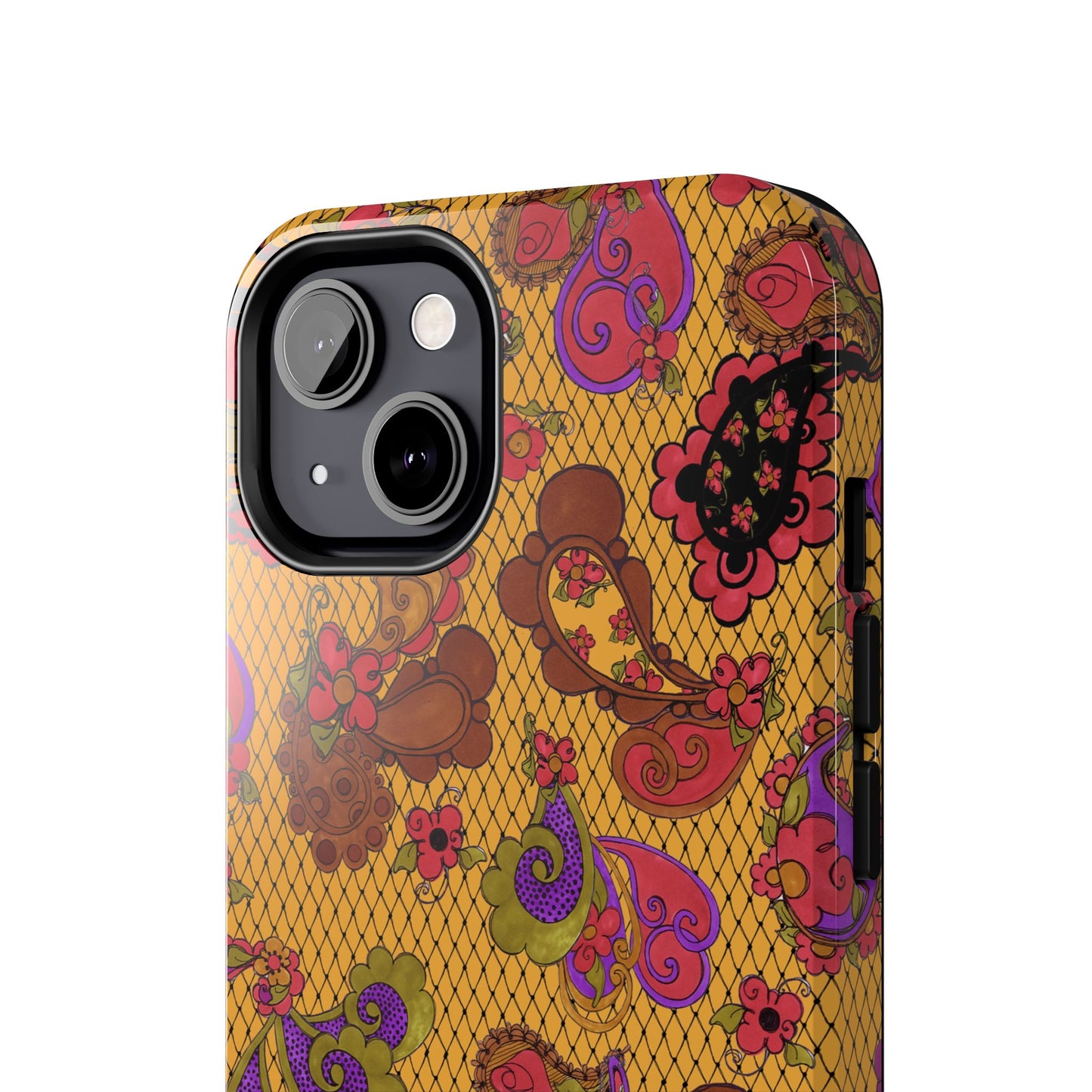 Posie Paisley Gold Phone Case