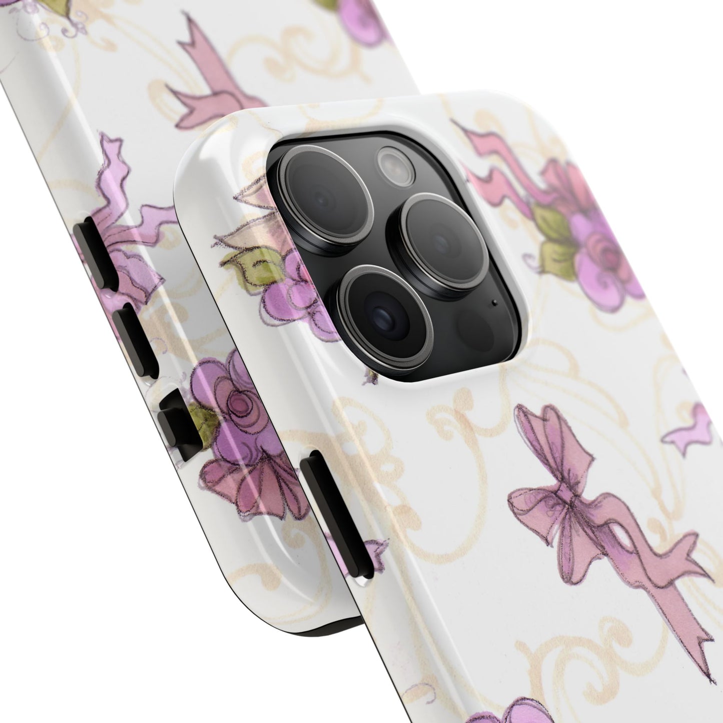 Flower Model Bow Flowers Phone Case