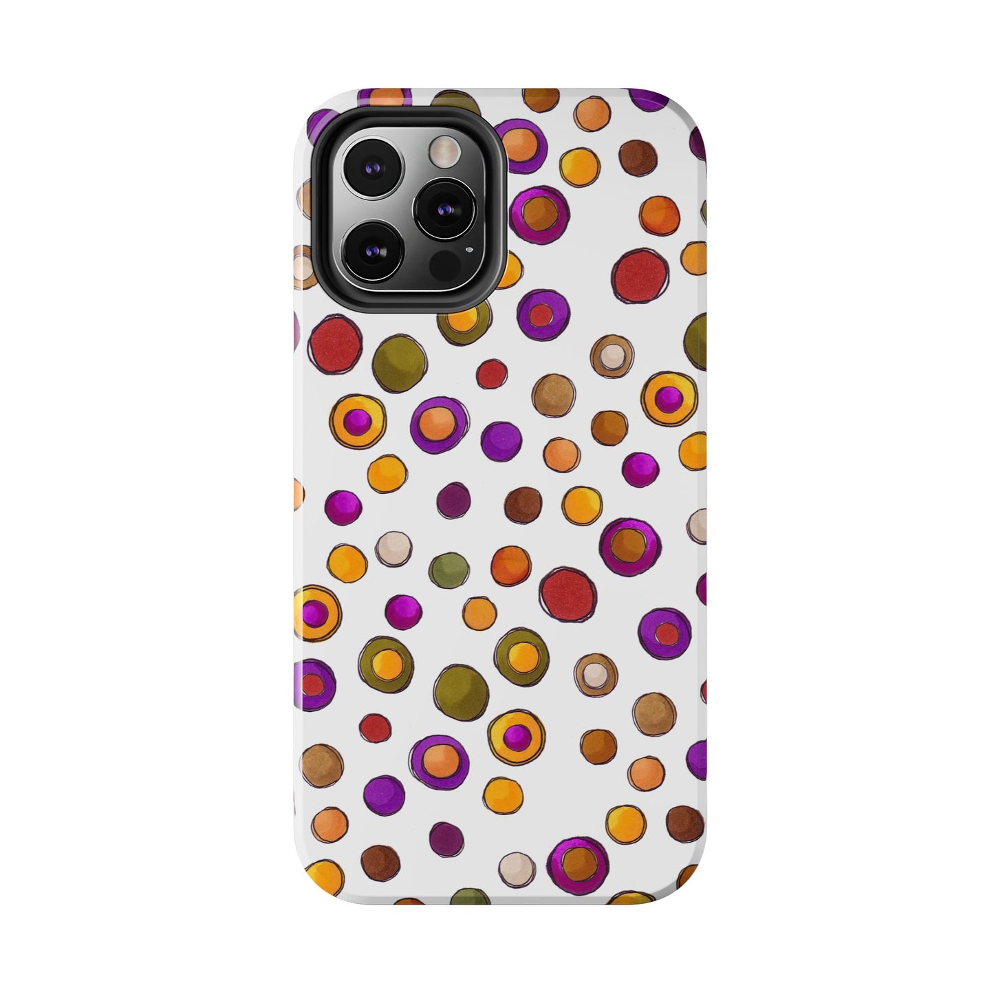 Sesame Dot White Phone Case