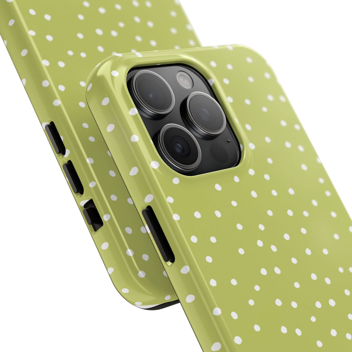 Dinky Dots Green / White Phone Case