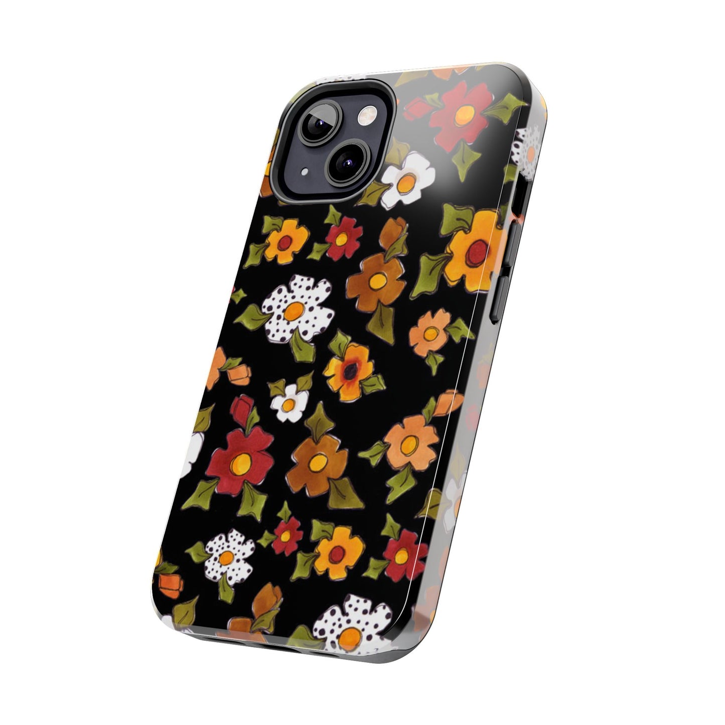Spice Posie Black Phone Case