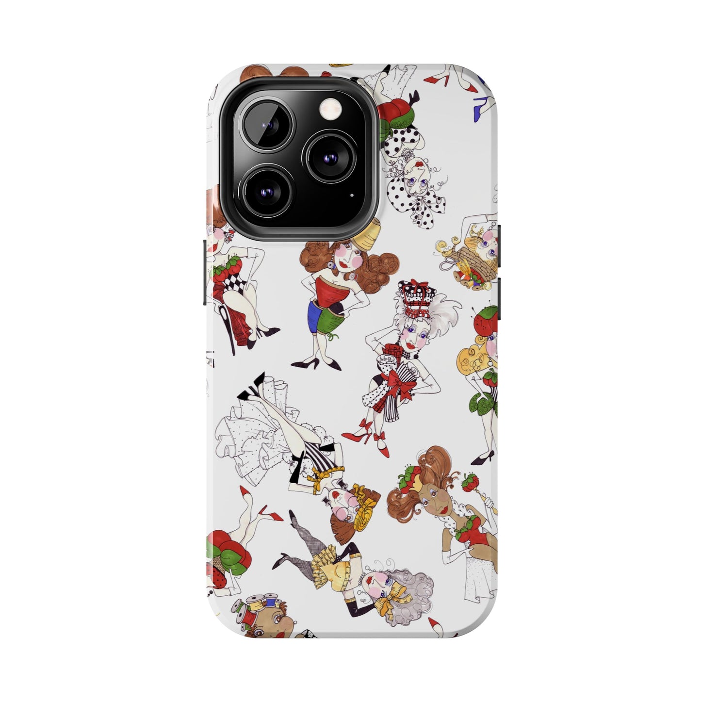 Sew Tossed White Phone Case