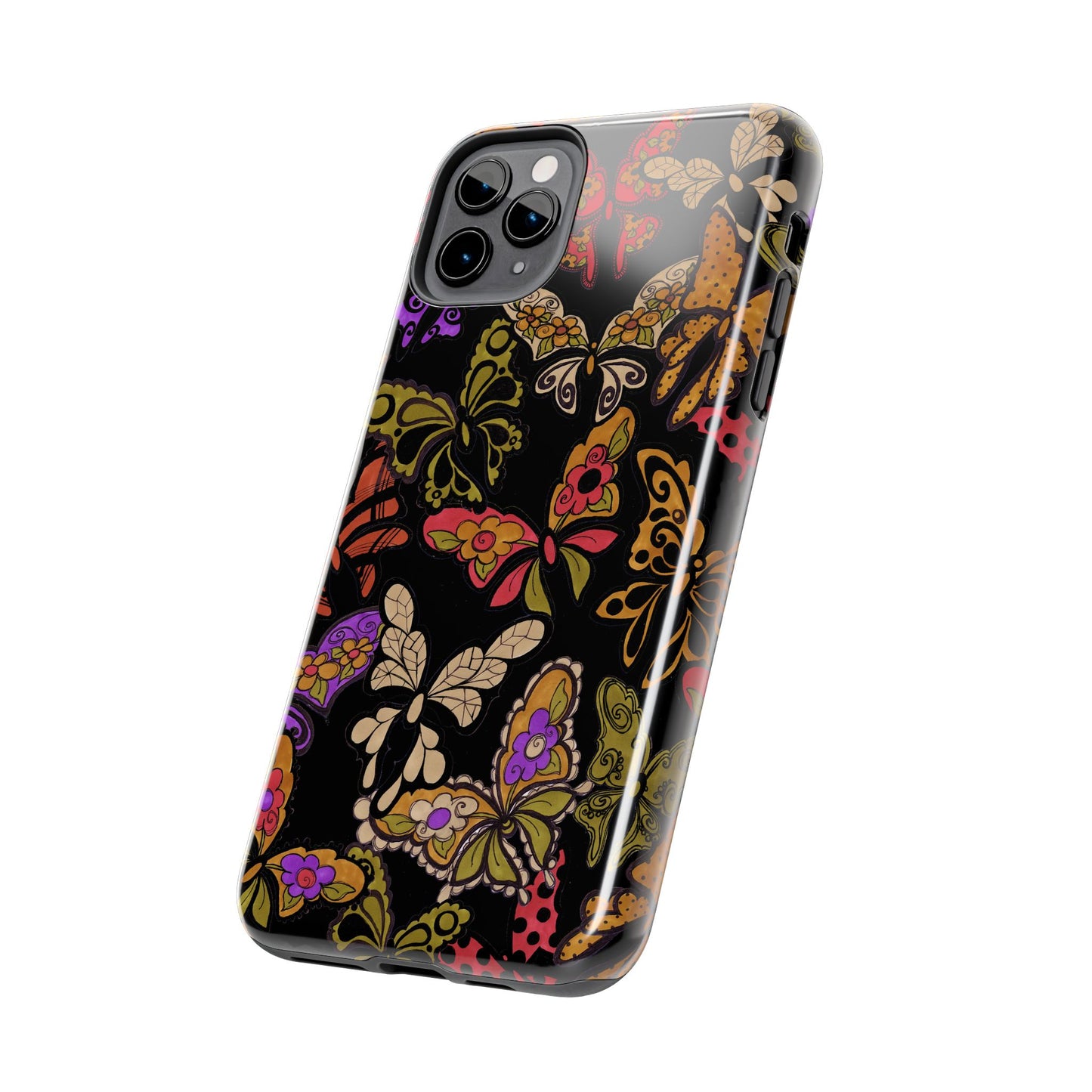 Flighty Black Phone Case