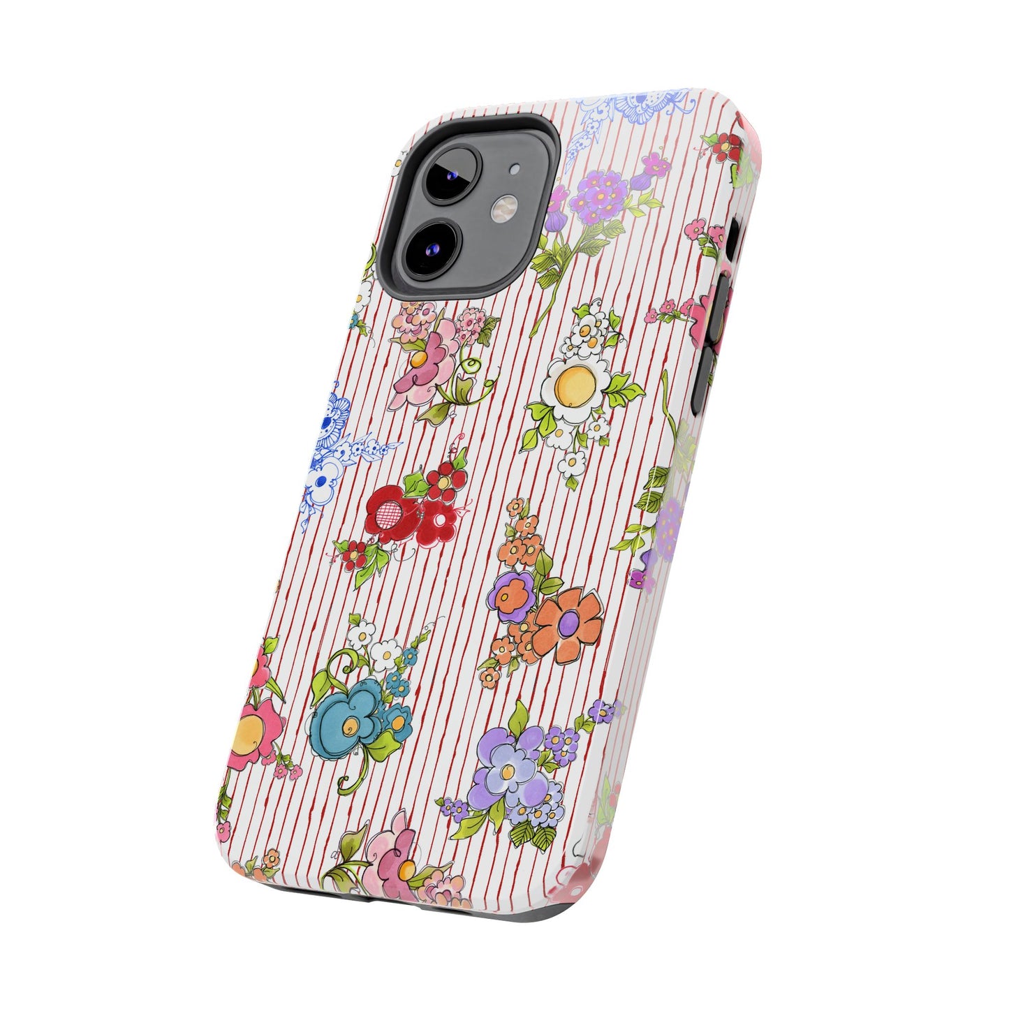 Mixed Bouquets Red / White Phone Case