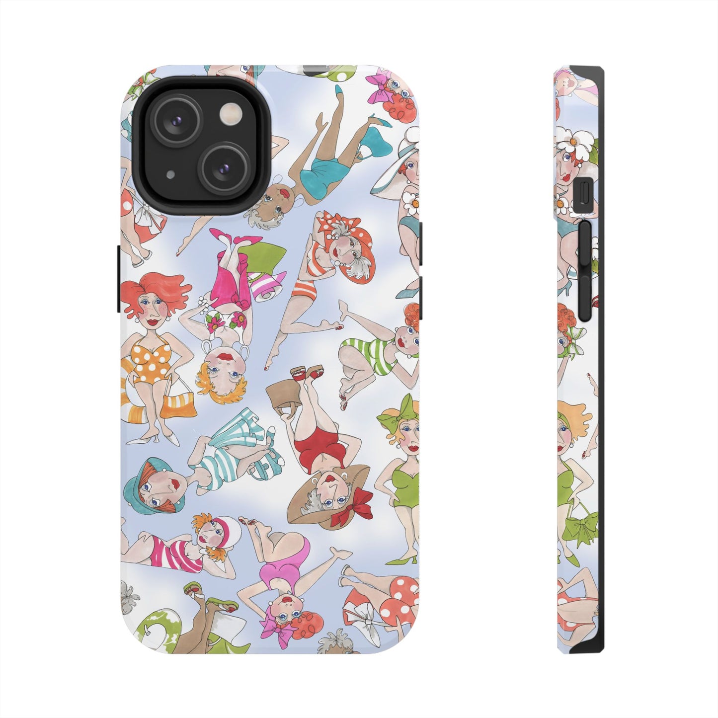 Tossed Fashionistas Phone Case