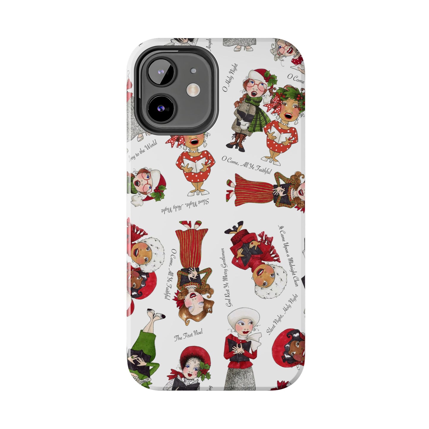 Tossed Carolers Phone Case