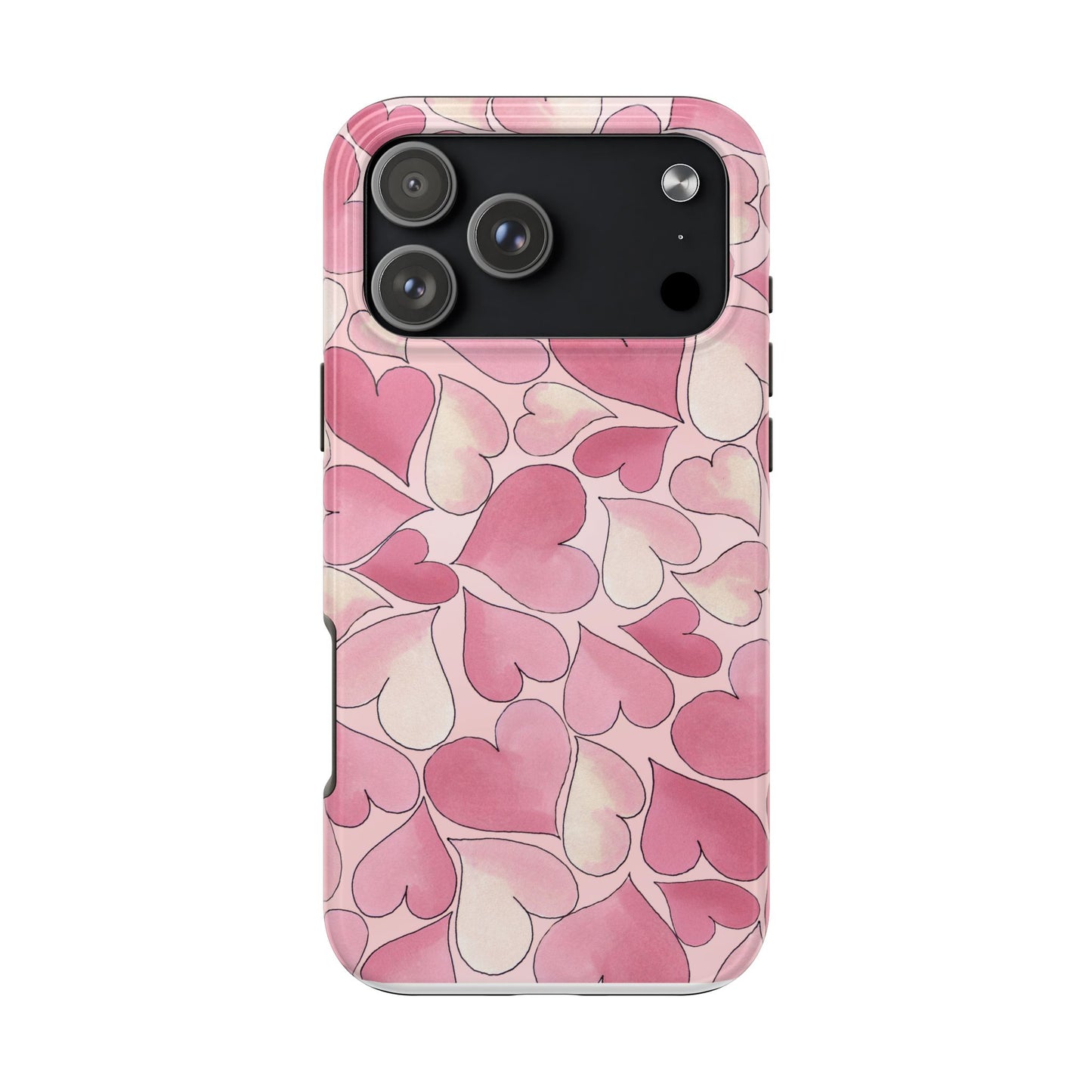 Hearts Pink Sky Phone Case