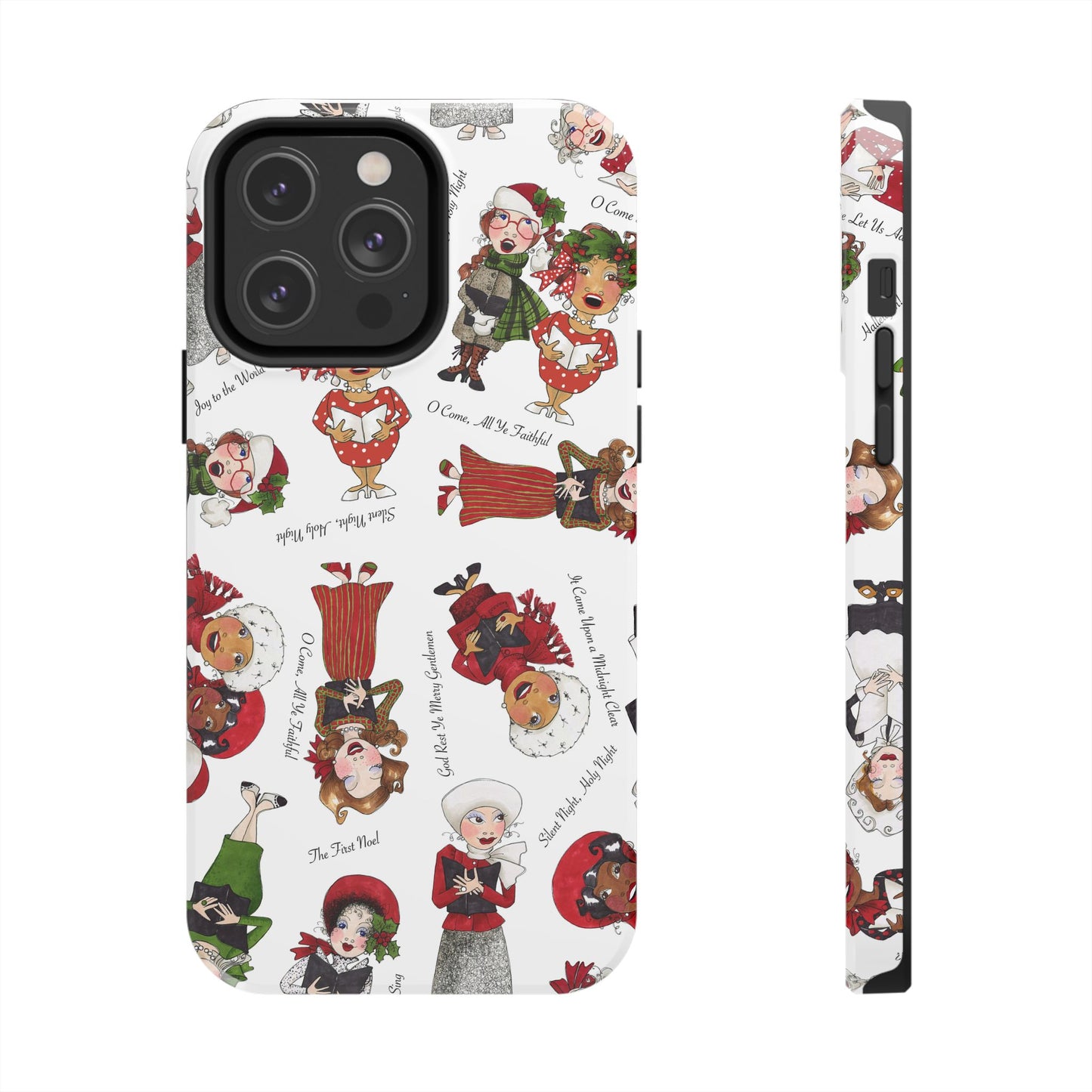 Tossed Carolers Phone Case