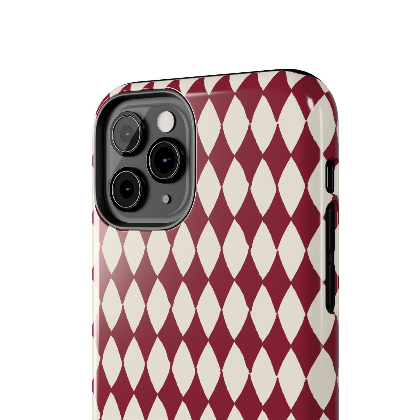 Diamond Ivory / Red Phone Case
