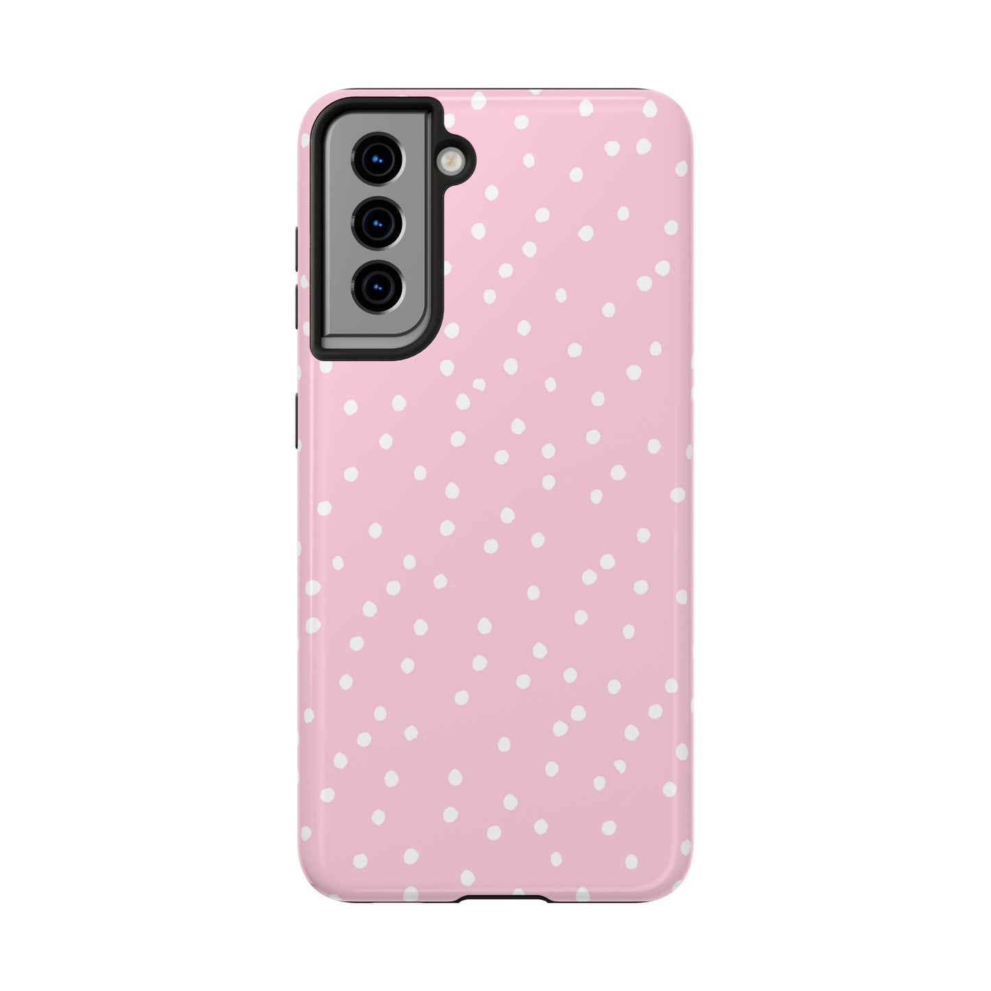Space Dots Pink / White Phone Case