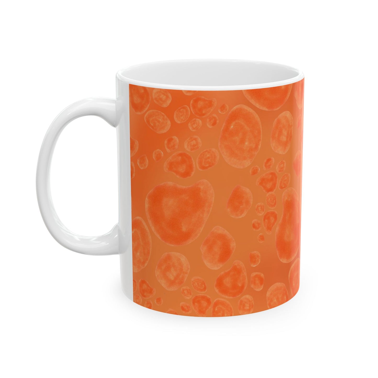 Paw Dots Orange Cup