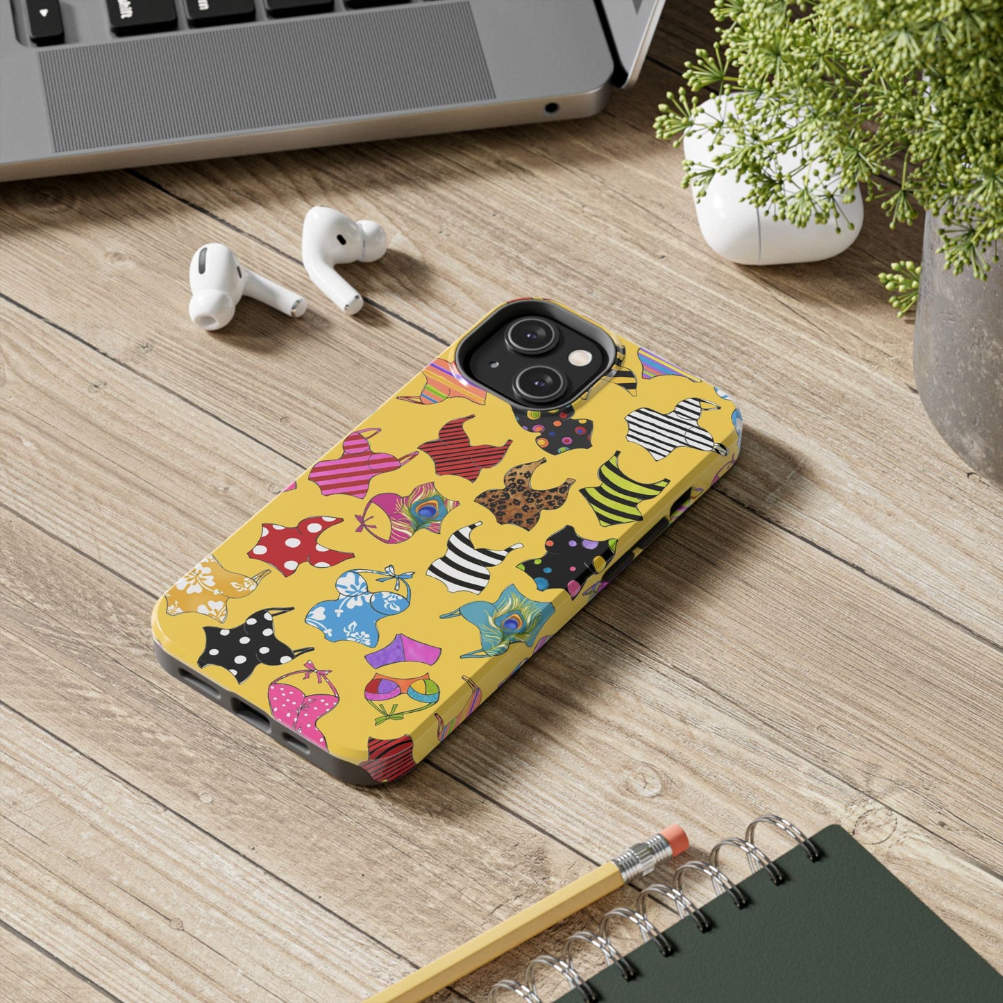 Assorted Suits Yellow Phone Case