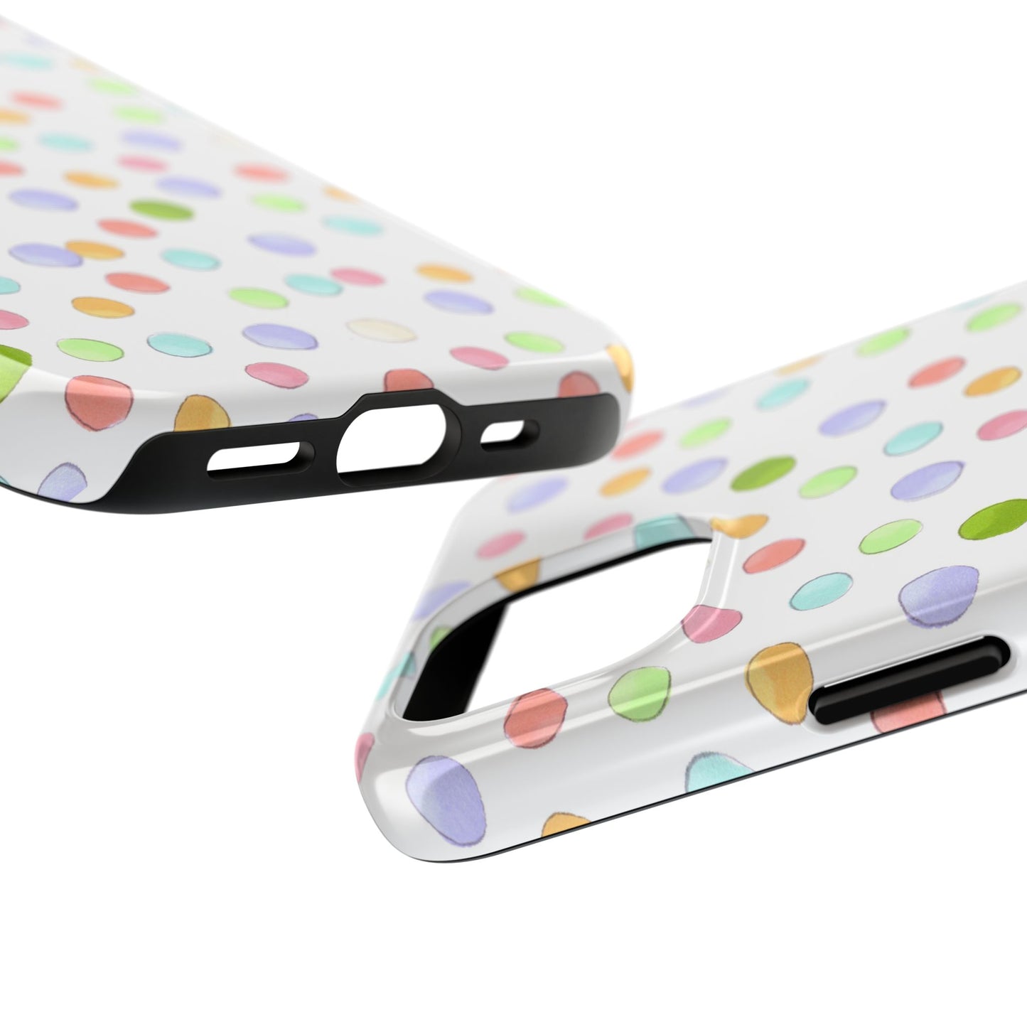 Happy Dots White Phone Case