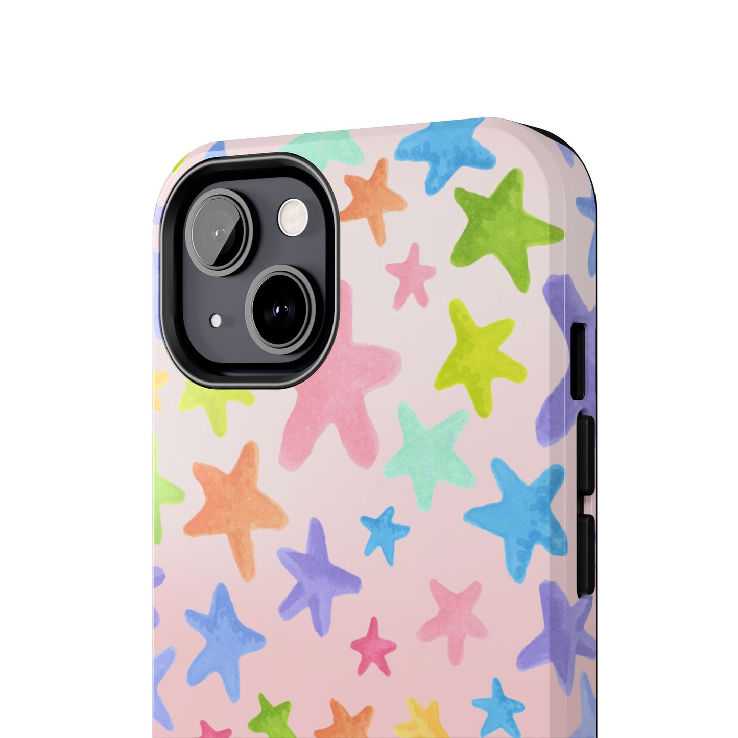 Happy Stars Pink Phone Case