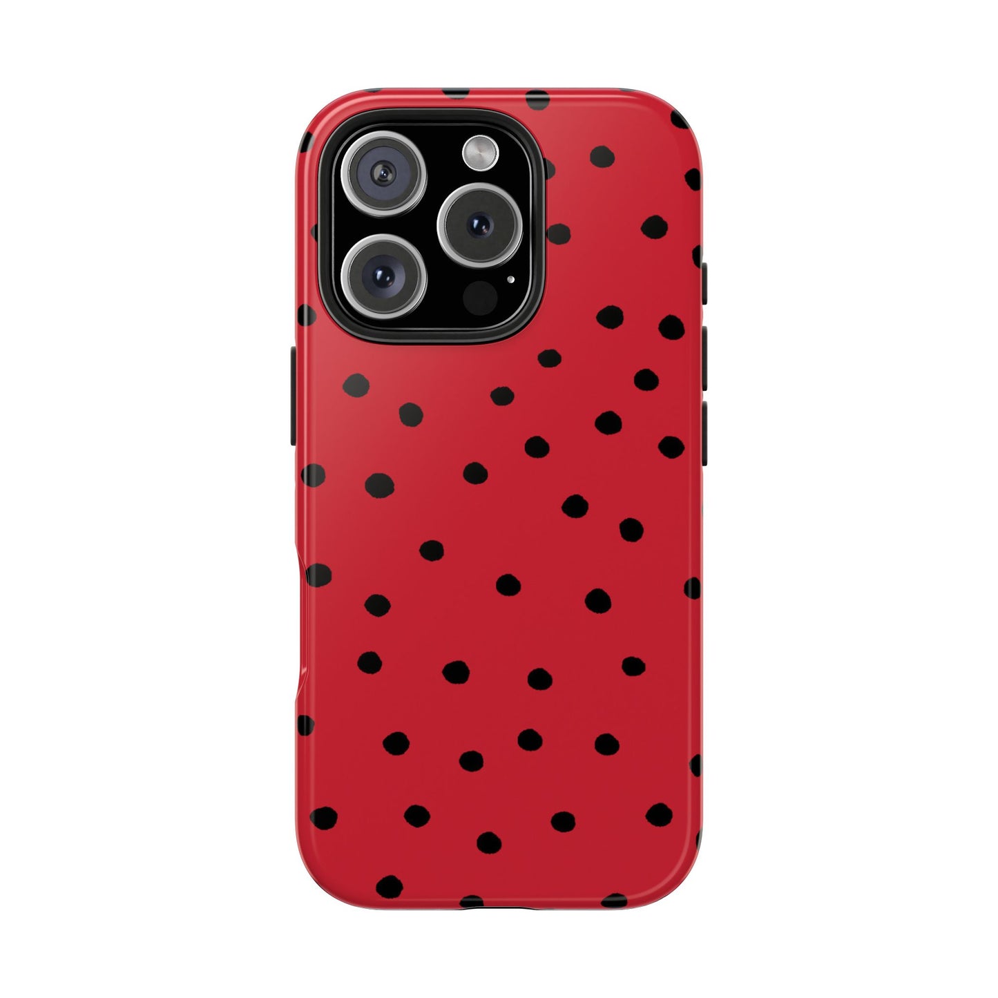 Dinky Dots Red / Black Phone Case