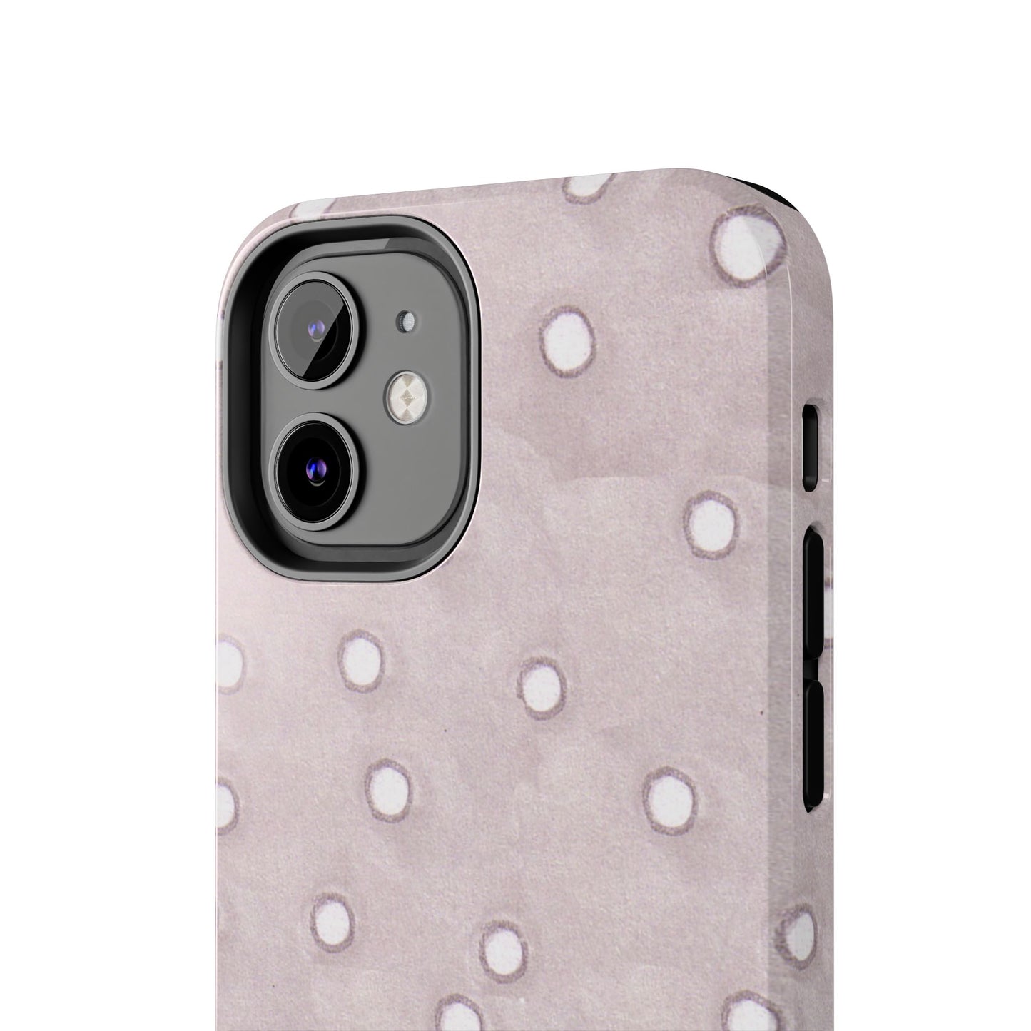 Dinky Dots Silver Phone Case