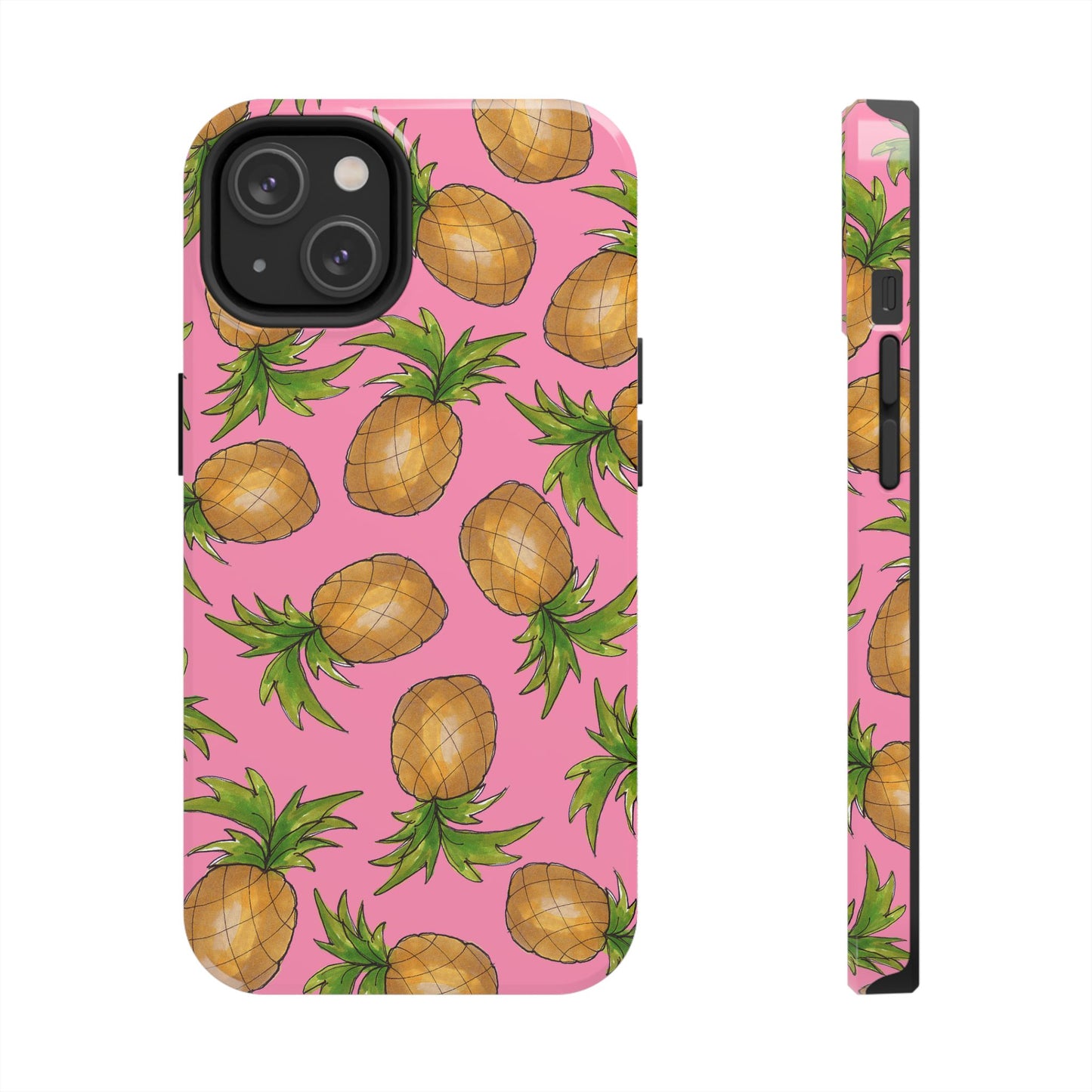 Pineapple Toss Pink Phone Case