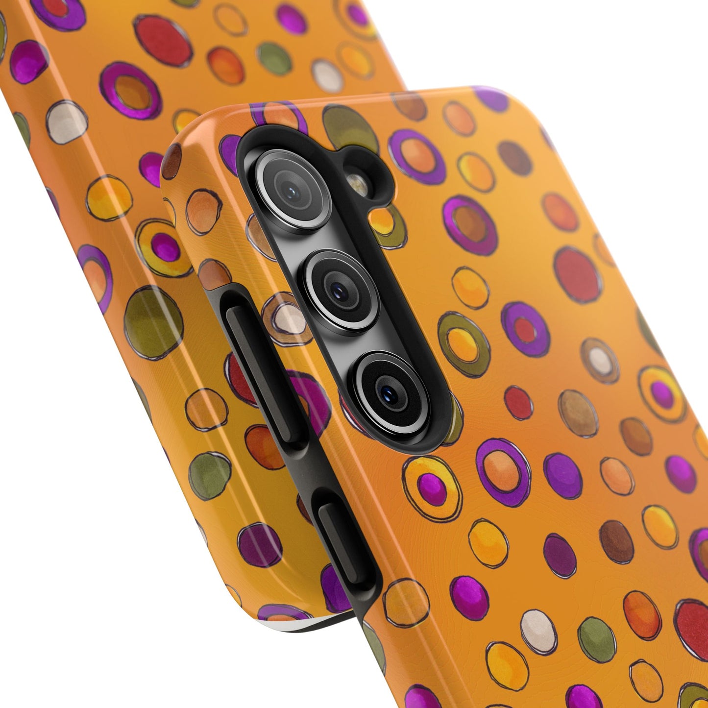 Double Dot Yellow Phone Case